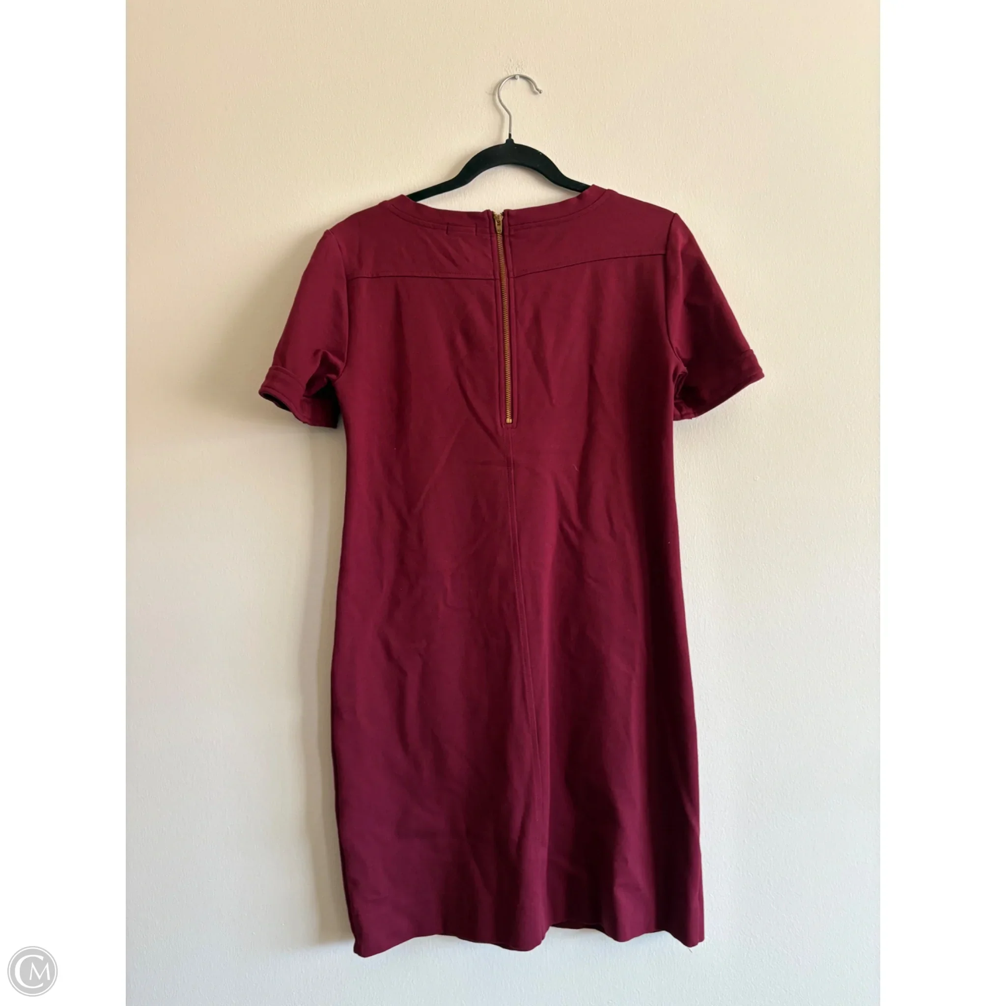 Dress Work By J. Crew In Maroon, Size: S - Image 2