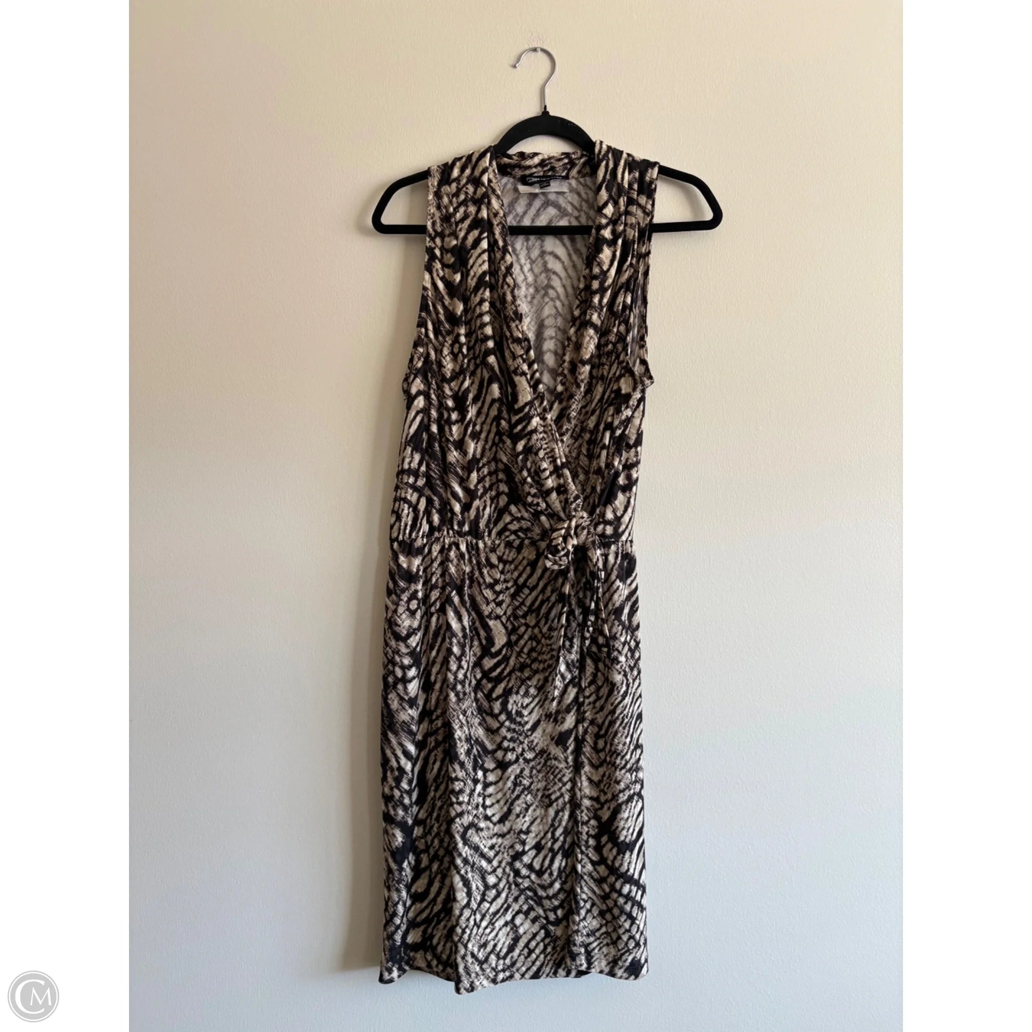 Dress Casual Midi By Jones New York In Brown, Size: L - Image 1