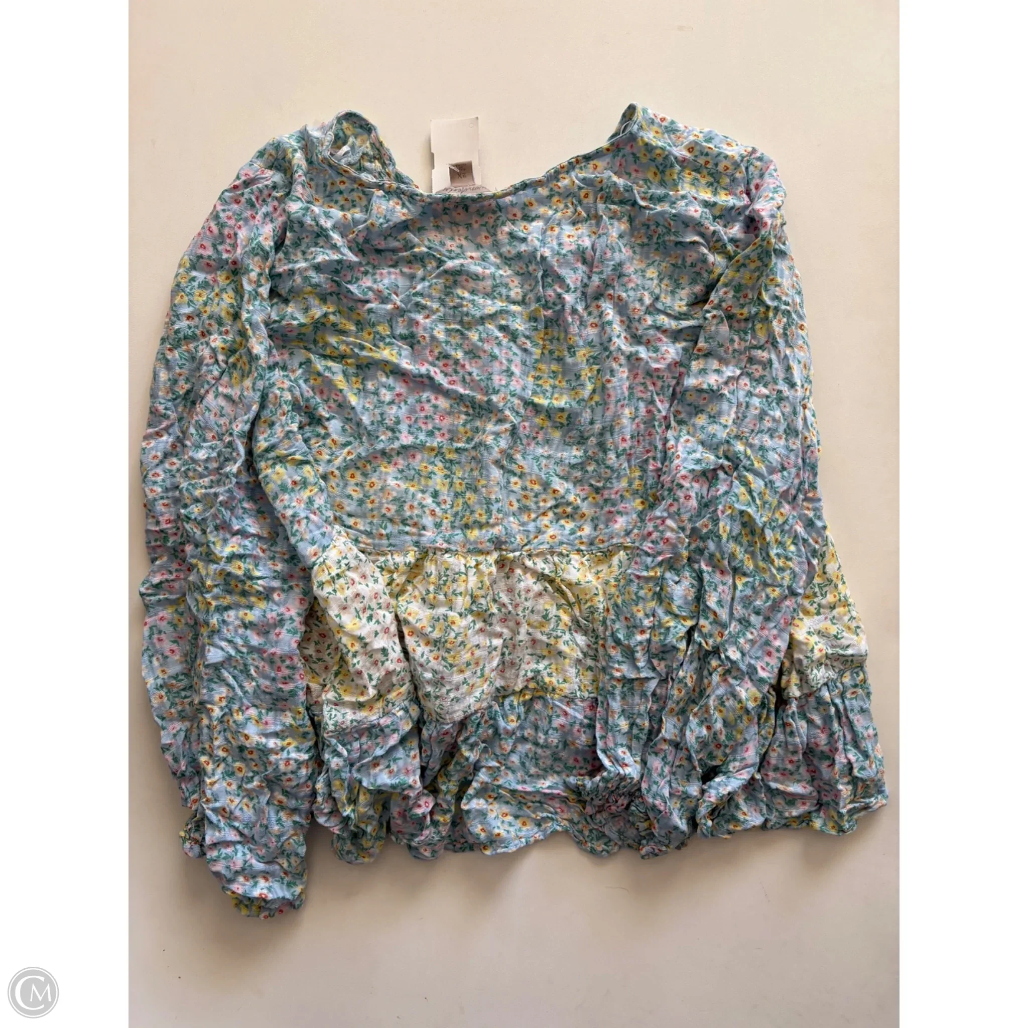 Top Long Sleeve By Wonderly In Floral Print, Size: 2x - Image 2