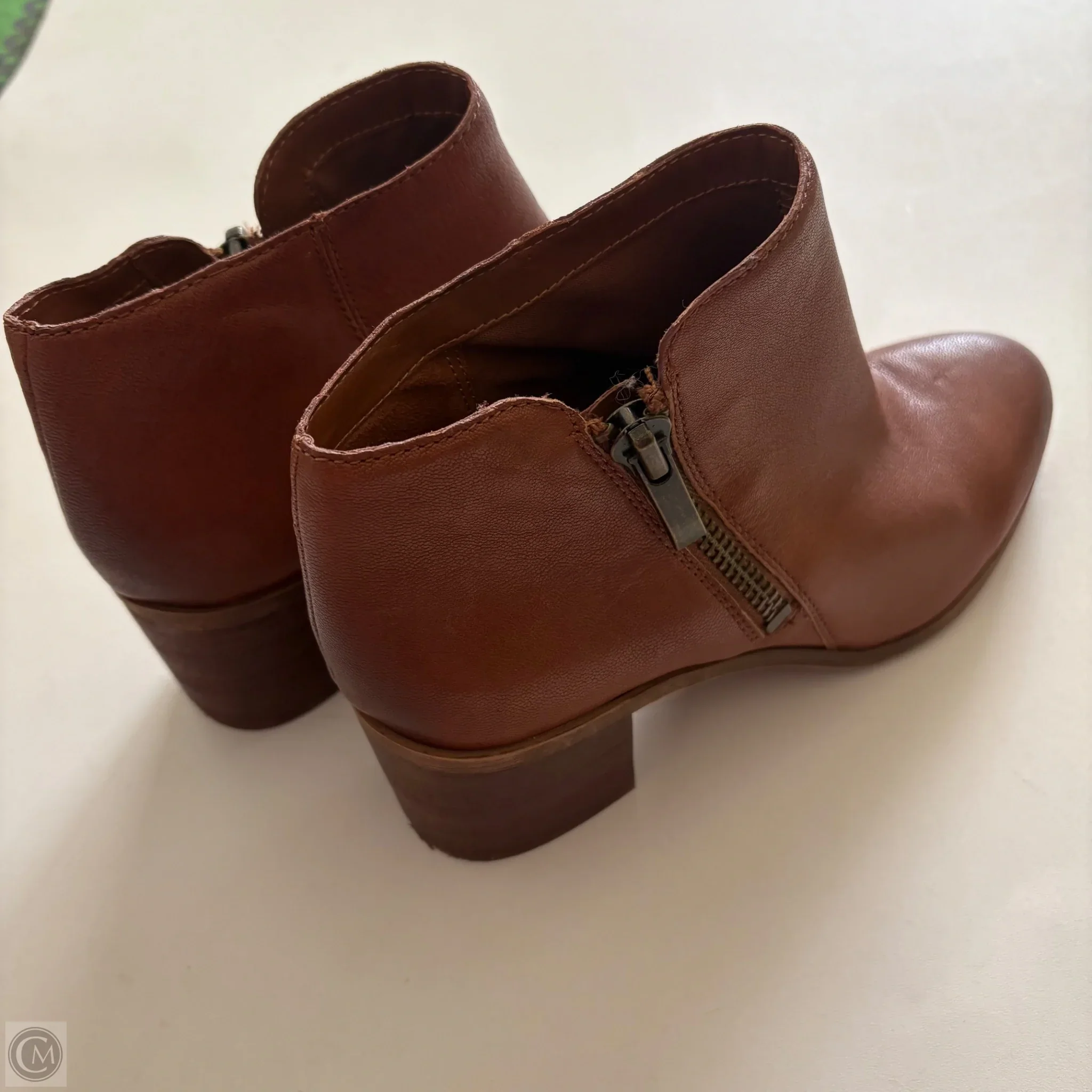 Boots Ankle Heels By Franco Sarto In Brown, Size: 10 - Image 2