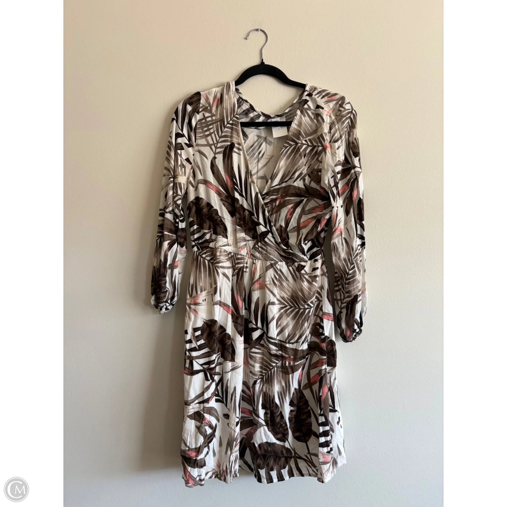 Dress Casual Midi By Old Navy In Green, Size: M - Image 1
