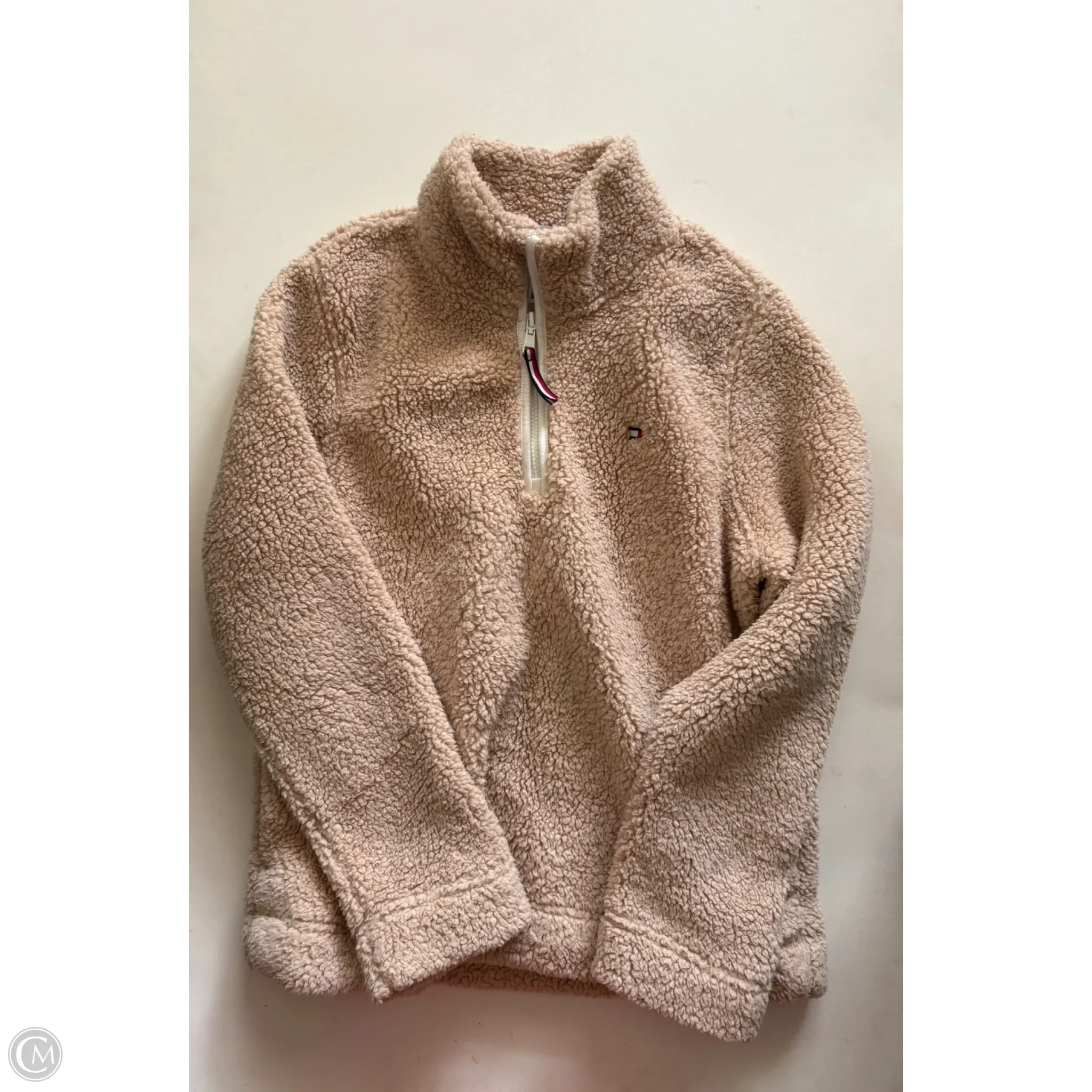 Jacket Faux Fur & Sherpa By Tommy Hilfiger In Brown, Size: M - Image 1