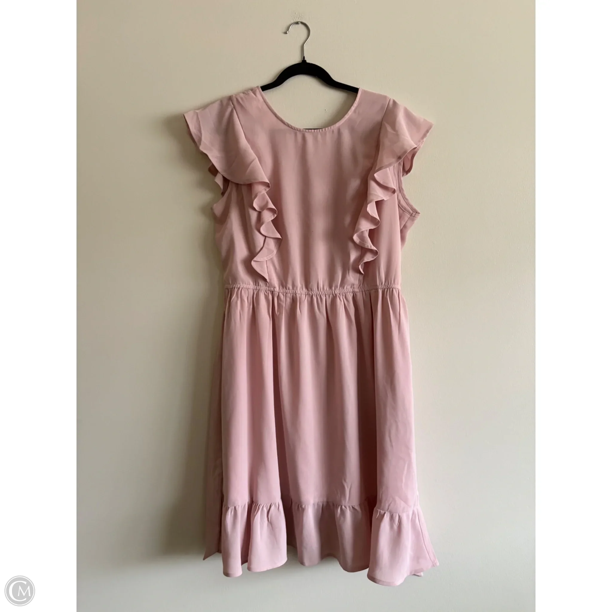 Dress Casual Midi By Kancy Kole In Pink, Size: Xl - Image 1
