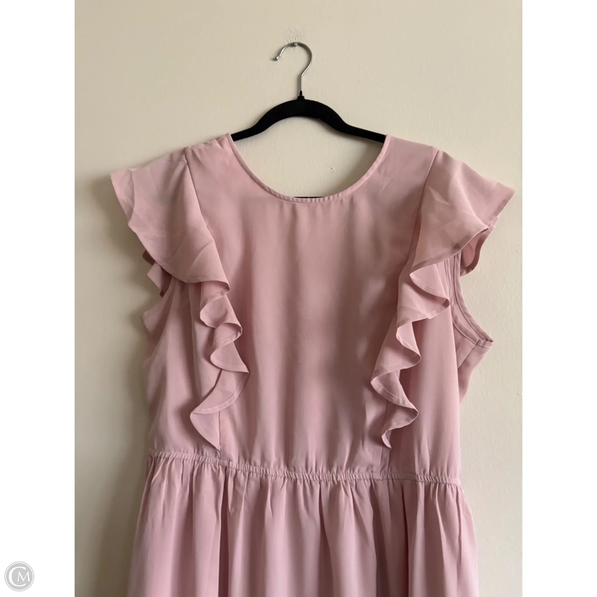 Dress Casual Midi By Kancy Kole In Pink, Size: Xl - Image 3