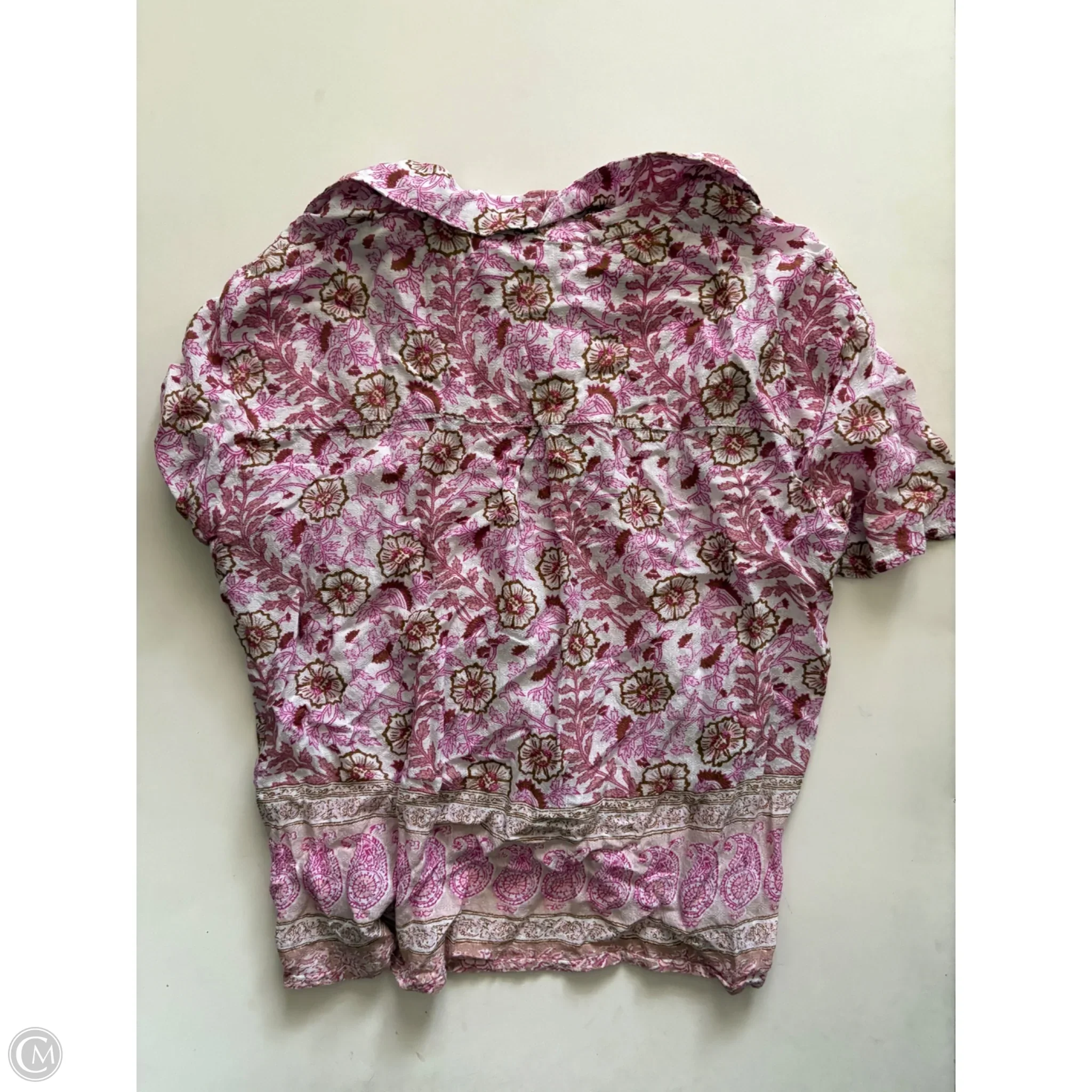 Top Short Sleeve By Jane And Delancey In Floral Print, Size: M - Image 2