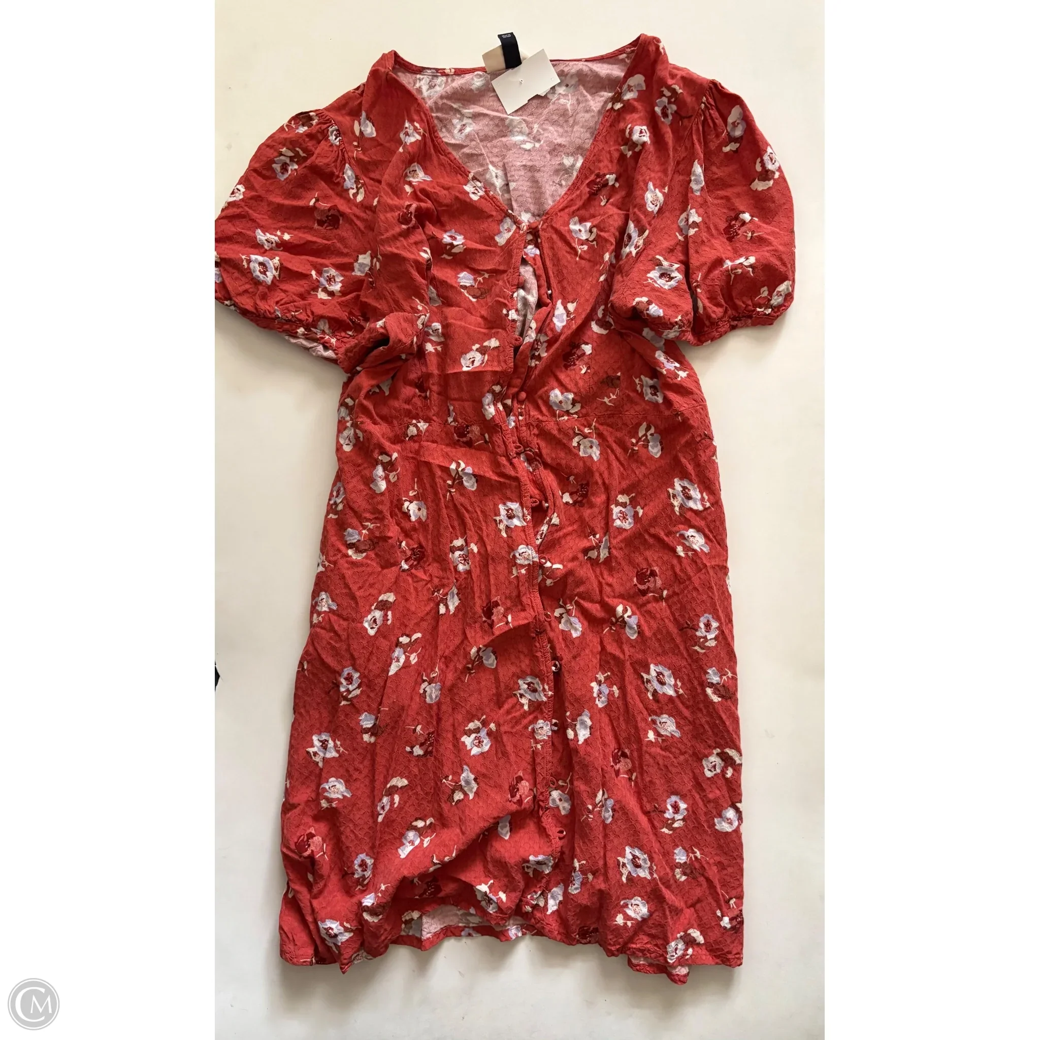 Dress Casual Maxi By Universal Thread In Orange, Size: 2x - Image 1