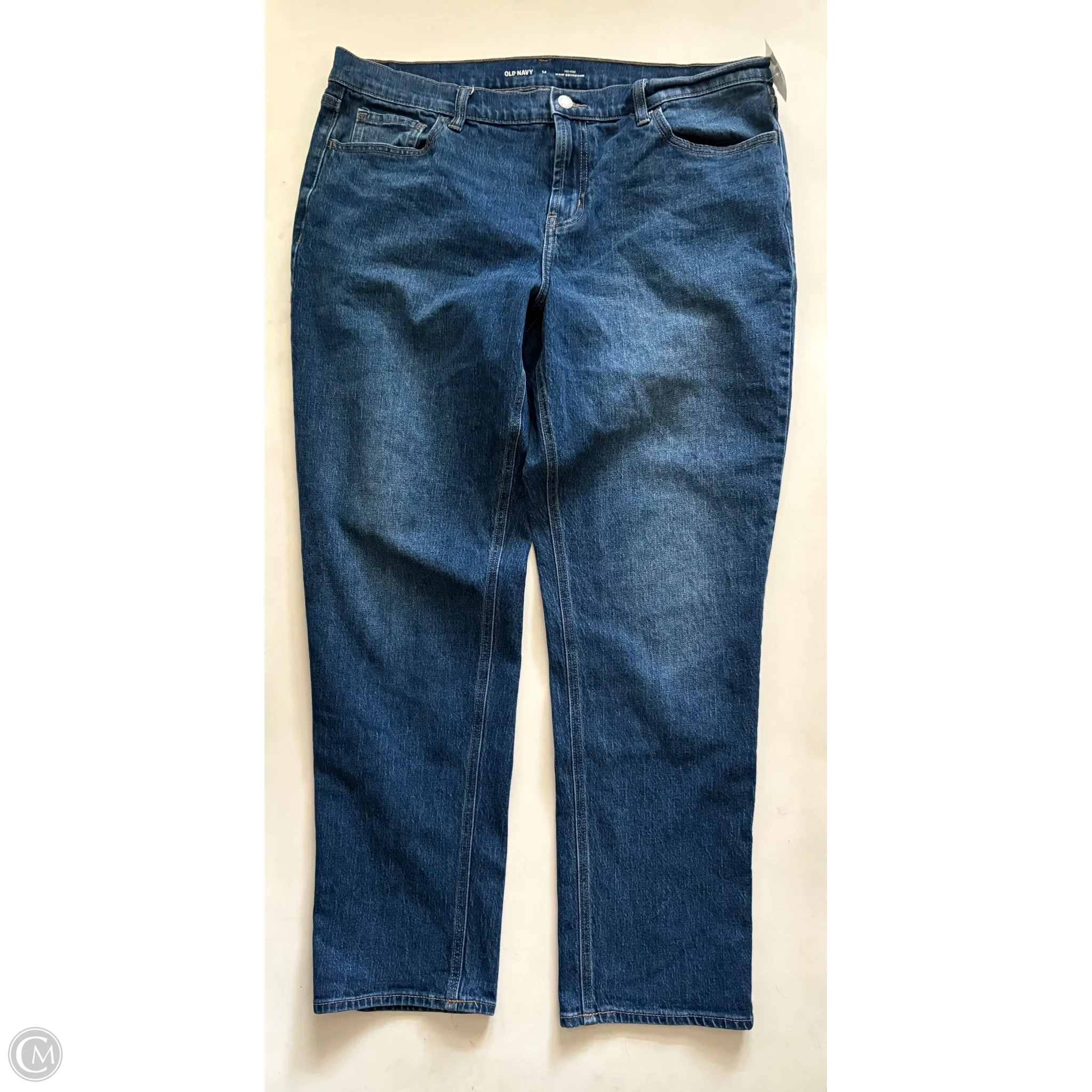 Jeans Boyfriend By Old Navy In Blue, Size: 14 - Image 1
