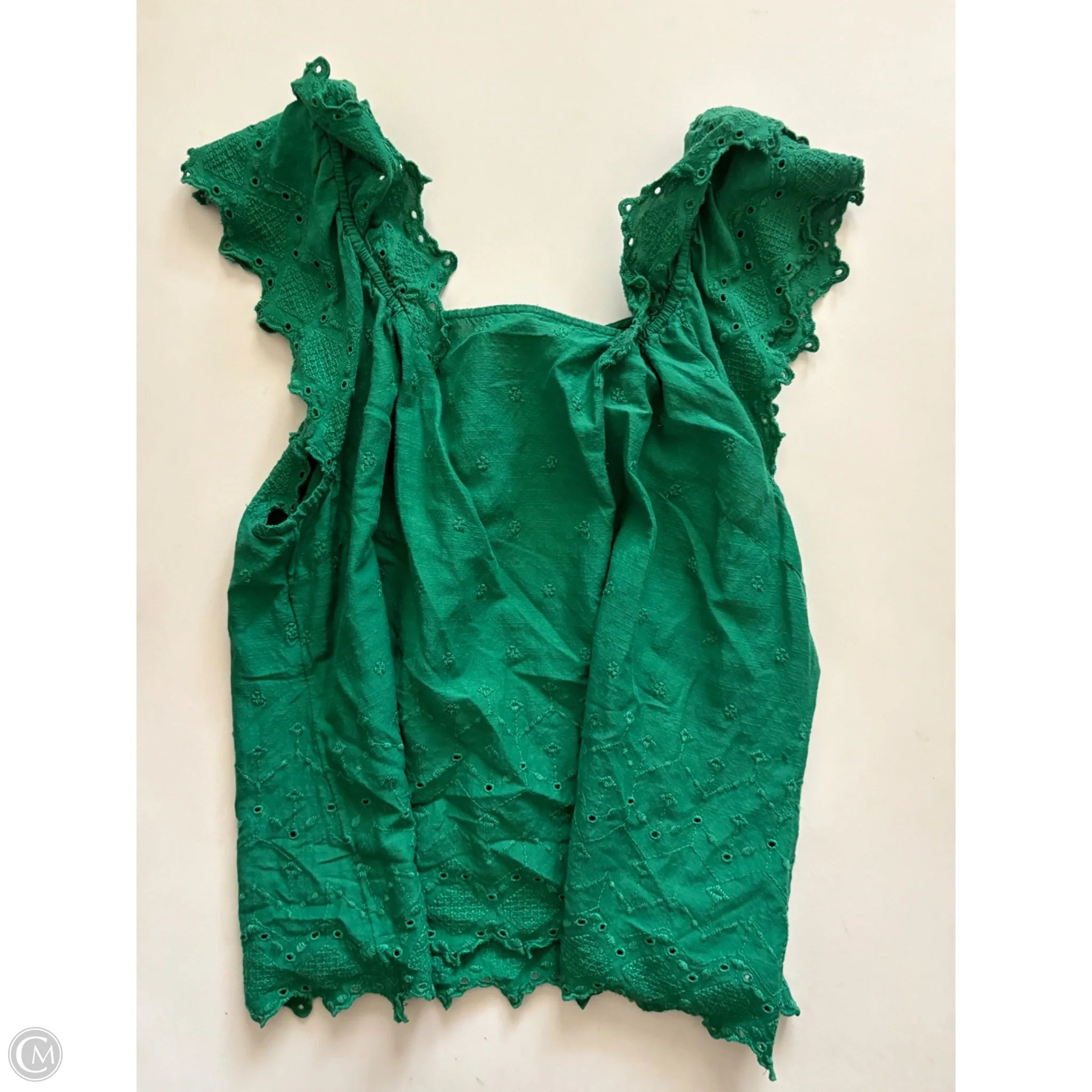 Top Short Sleeve By Old Navy In Green, Size: L - Image 1
