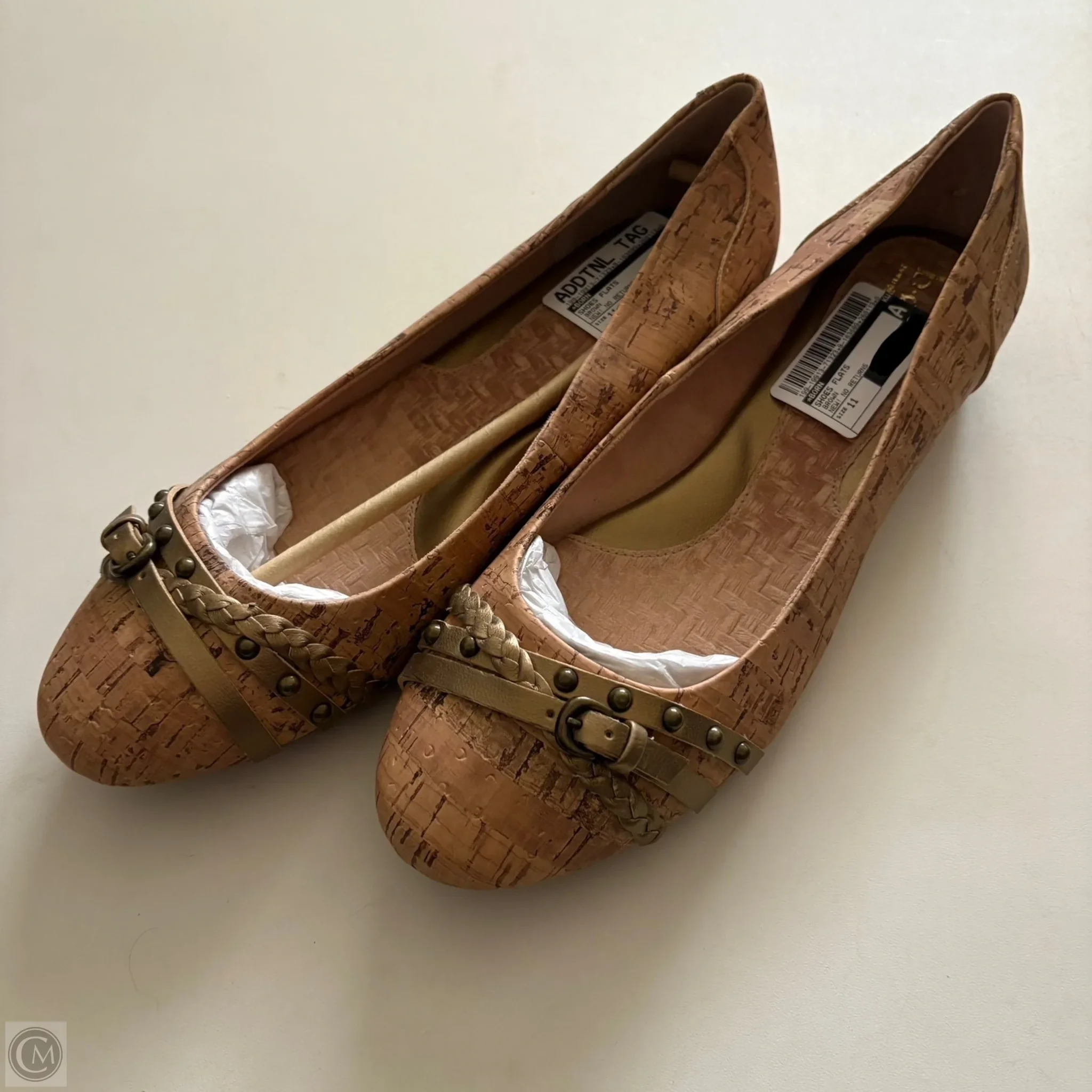 Shoes Flats By Born In Brown, Size: 11 - Image 1