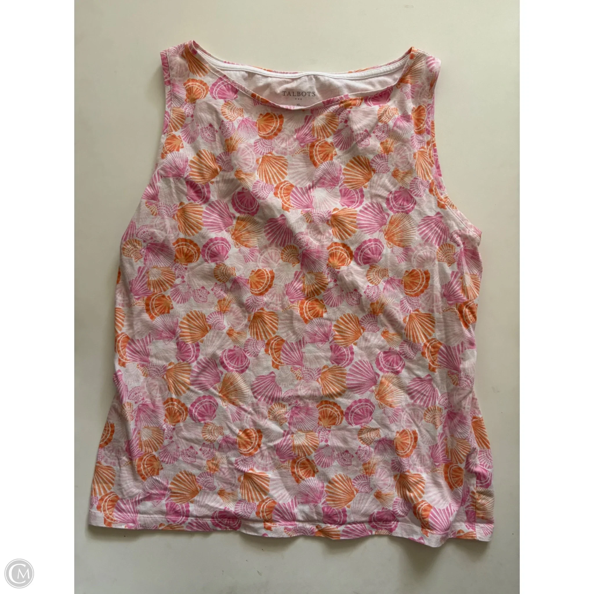 Top Sleeveless By Talbots In Pink, Size: Xl