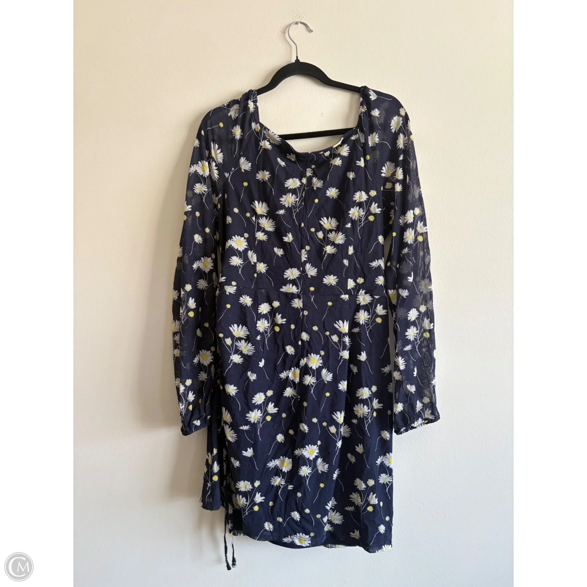 Dress Casual Midi By As U Wish In Navy, Size: Xl - Image 2