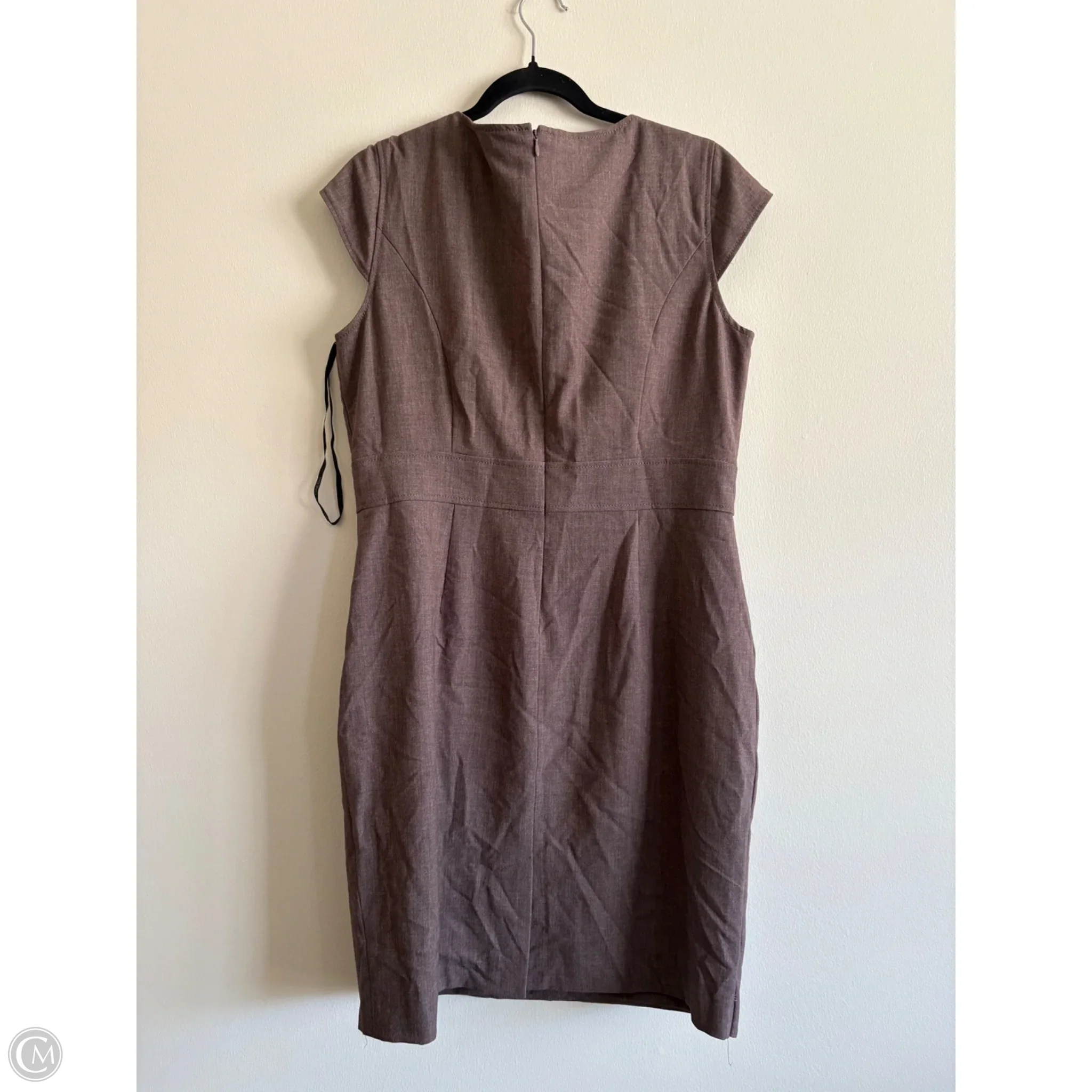 Dress Work By Calvin Klein In Brown, Size: L - Image 2