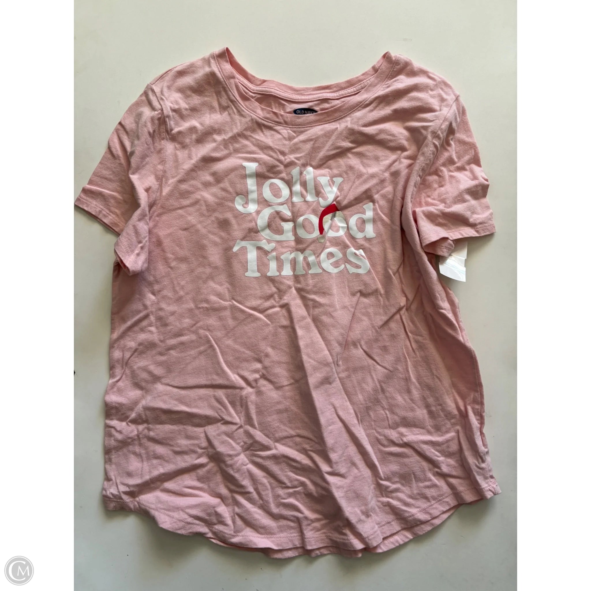 Top Short Sleeve By Old Navy In Pink, Size: L - Image 1