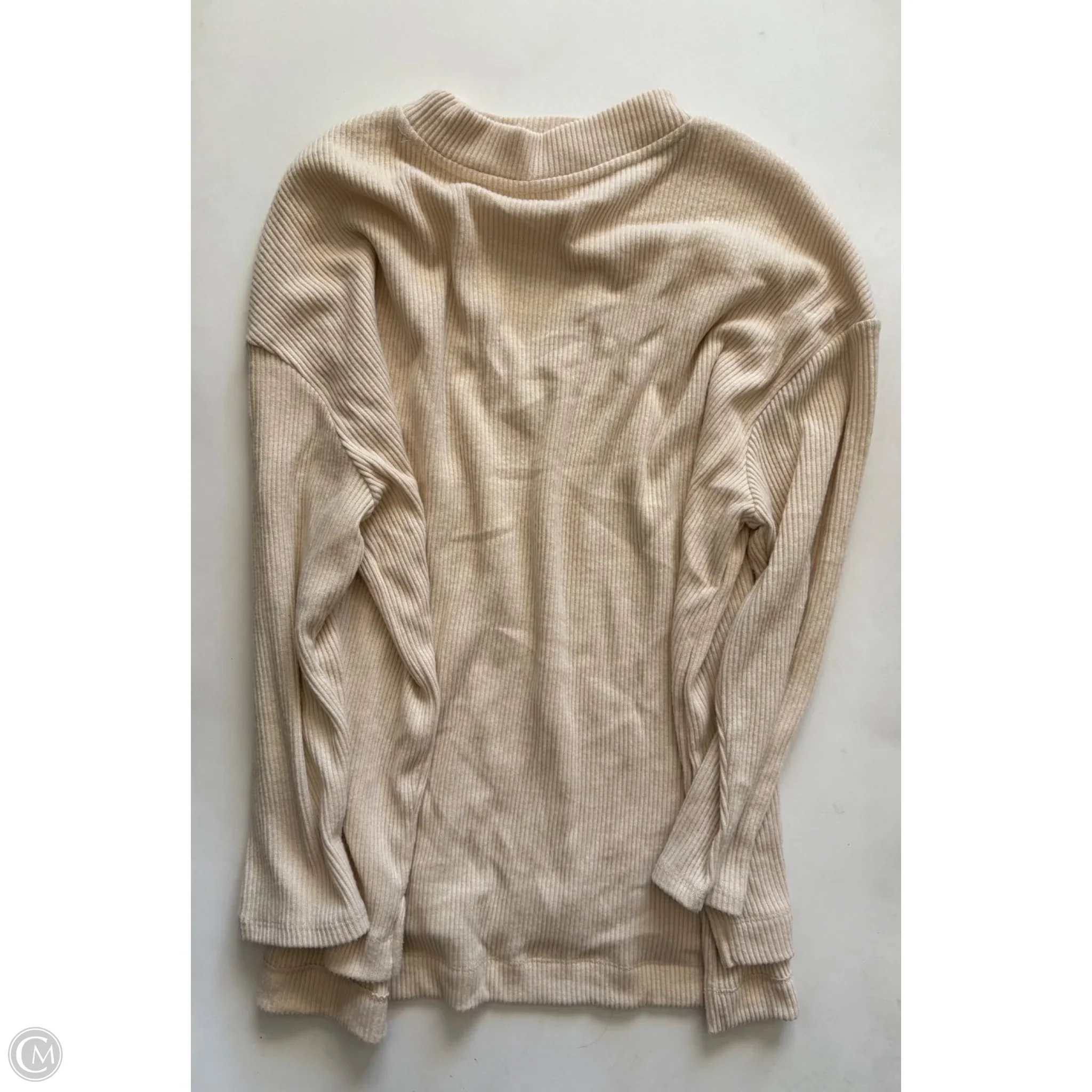 Top Long Sleeve By Terra & Sky In Cream, Size: 2x - Image 2