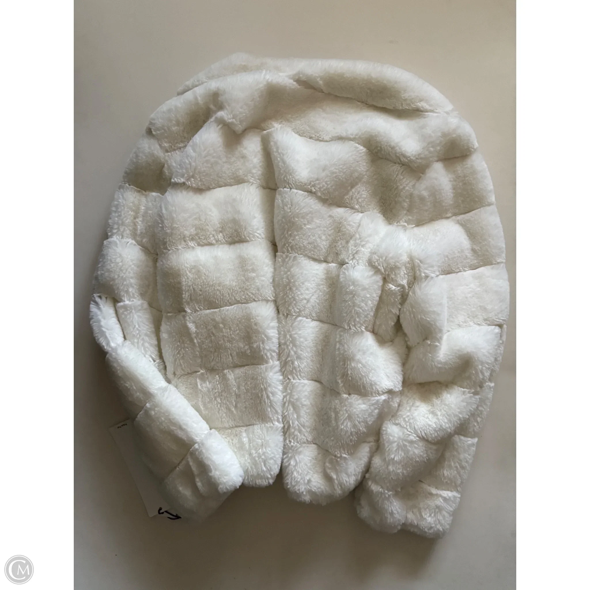 Jacket Faux Fur & Sherpa By Calvin Klein In White, Size: L - Image 2
