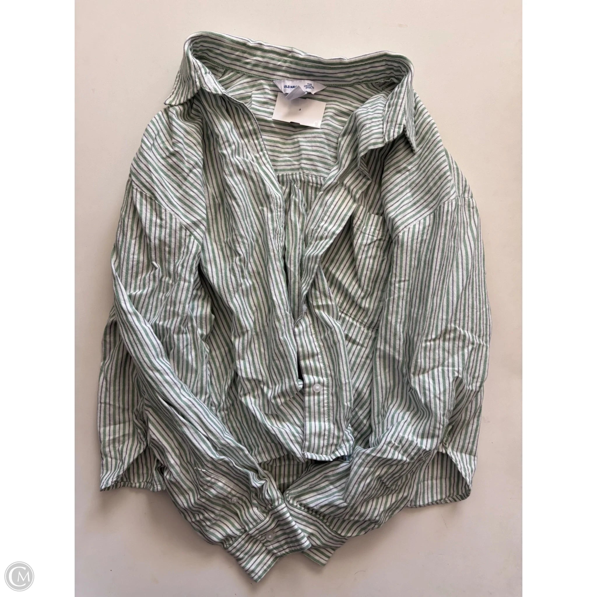 Top Long Sleeve By Old Navy In Striped Pattern, Size: Xl - Image 1