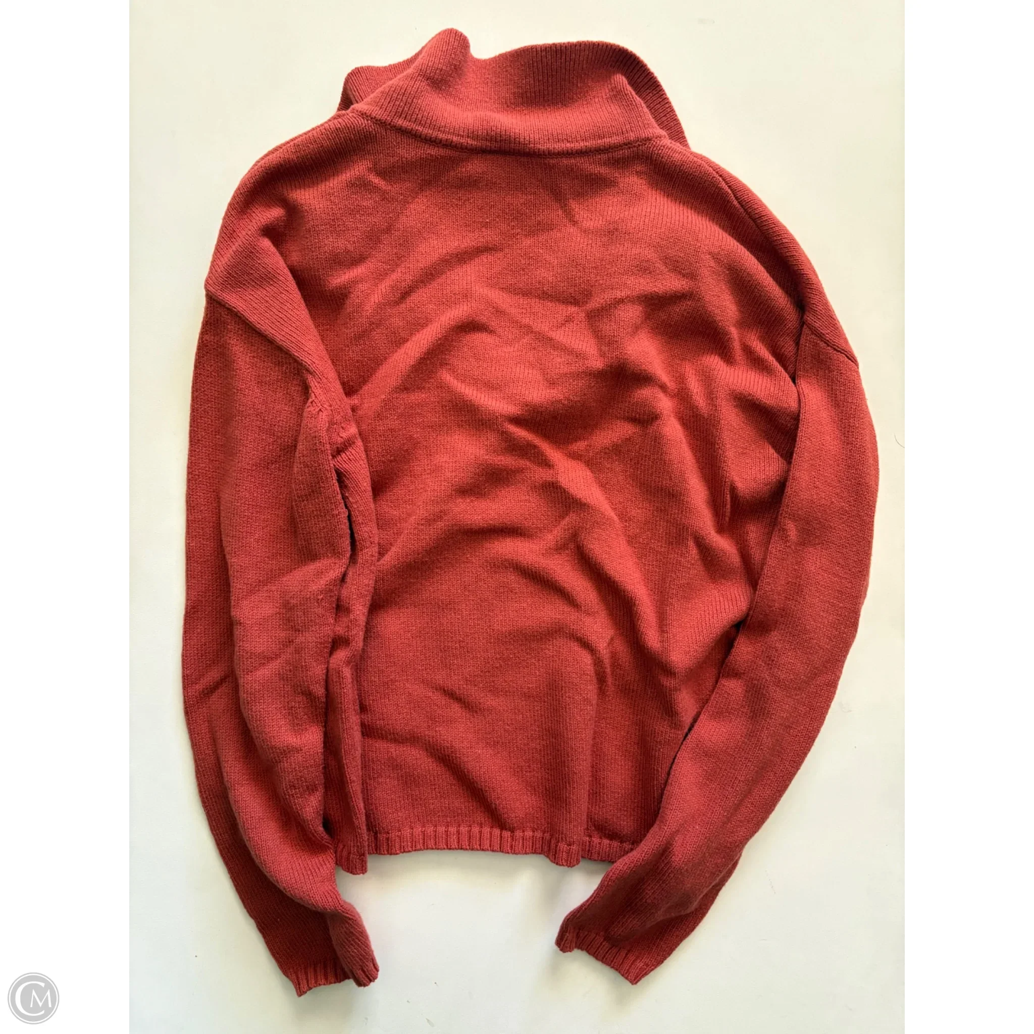 Sweater By Ann Taylor In Orange, Size: Xl - Image 2