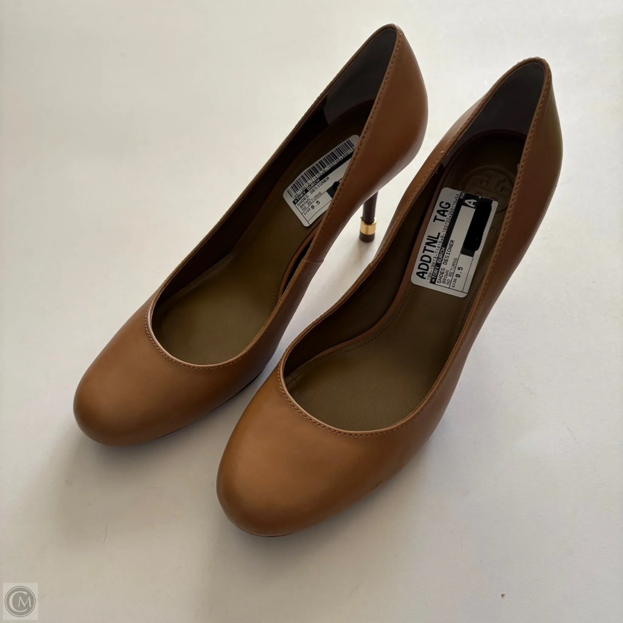 Shoes Designer By Tory Burch In Brown, Size: 9.5 - Image 1