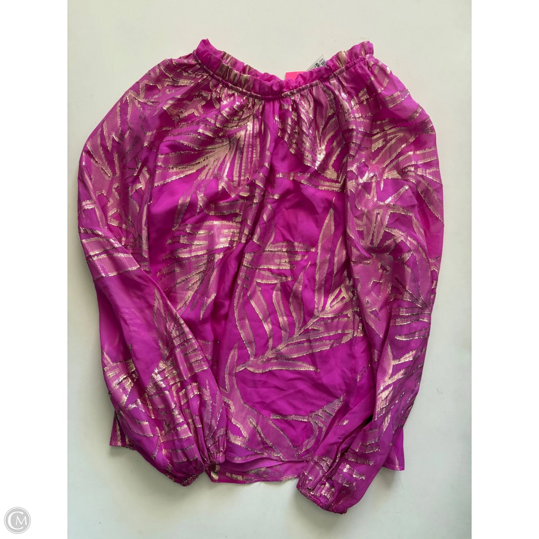 Blouse Designer By Lilly Pulitzer In Pink - Image 1