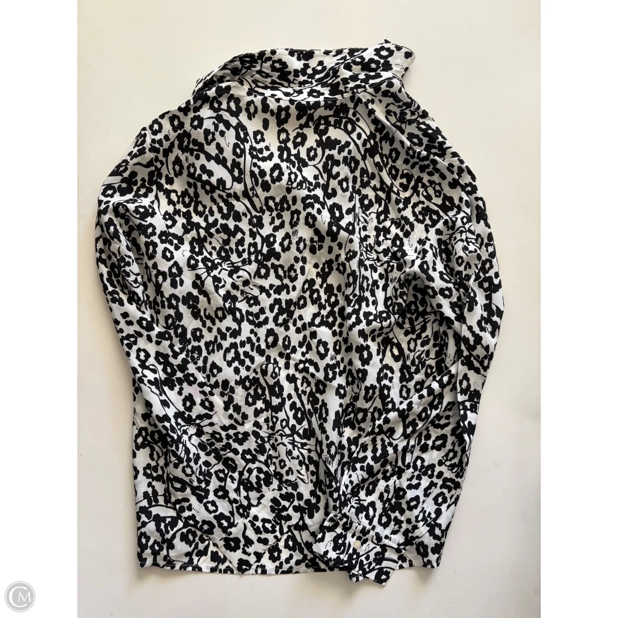 Blouse Designer By Lilly Pulitzer In Black & White, Size: Xs - Image 2