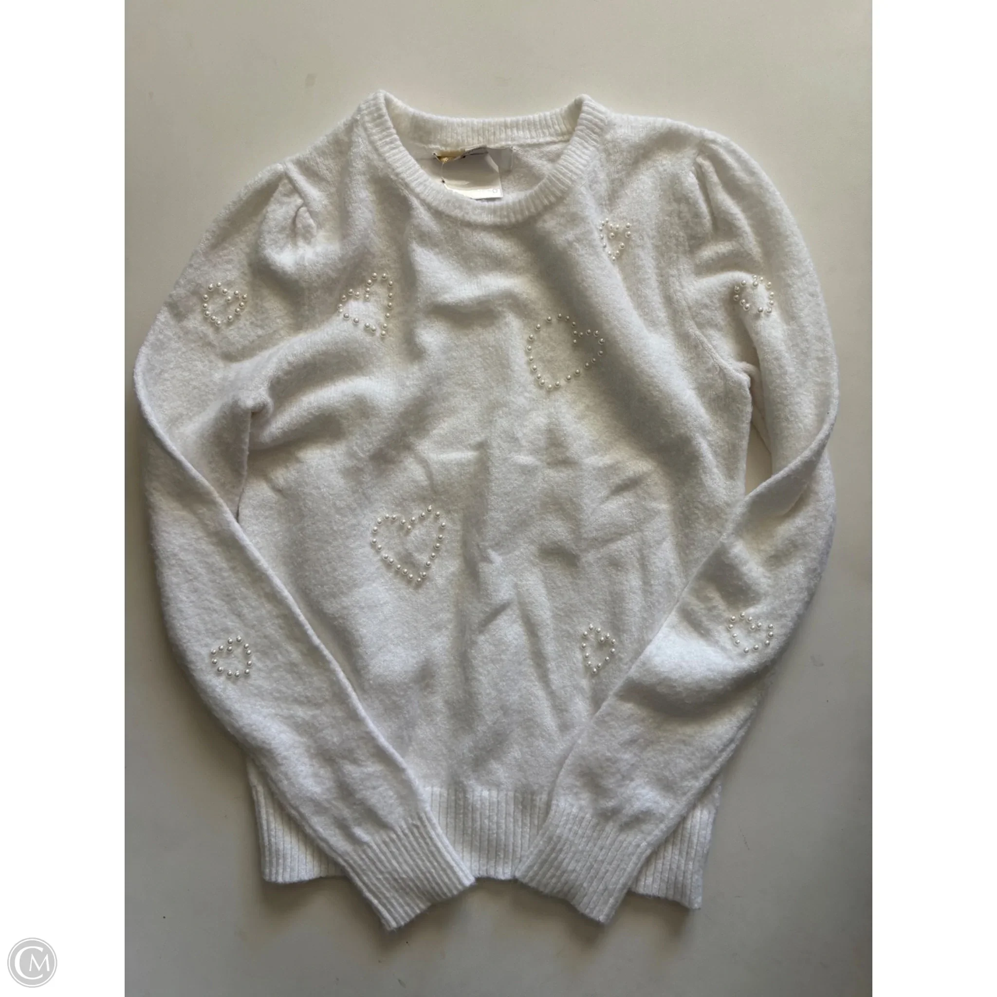 Sweater Designer By Lilly Pulitzer In White, Size: Xs - Image 1