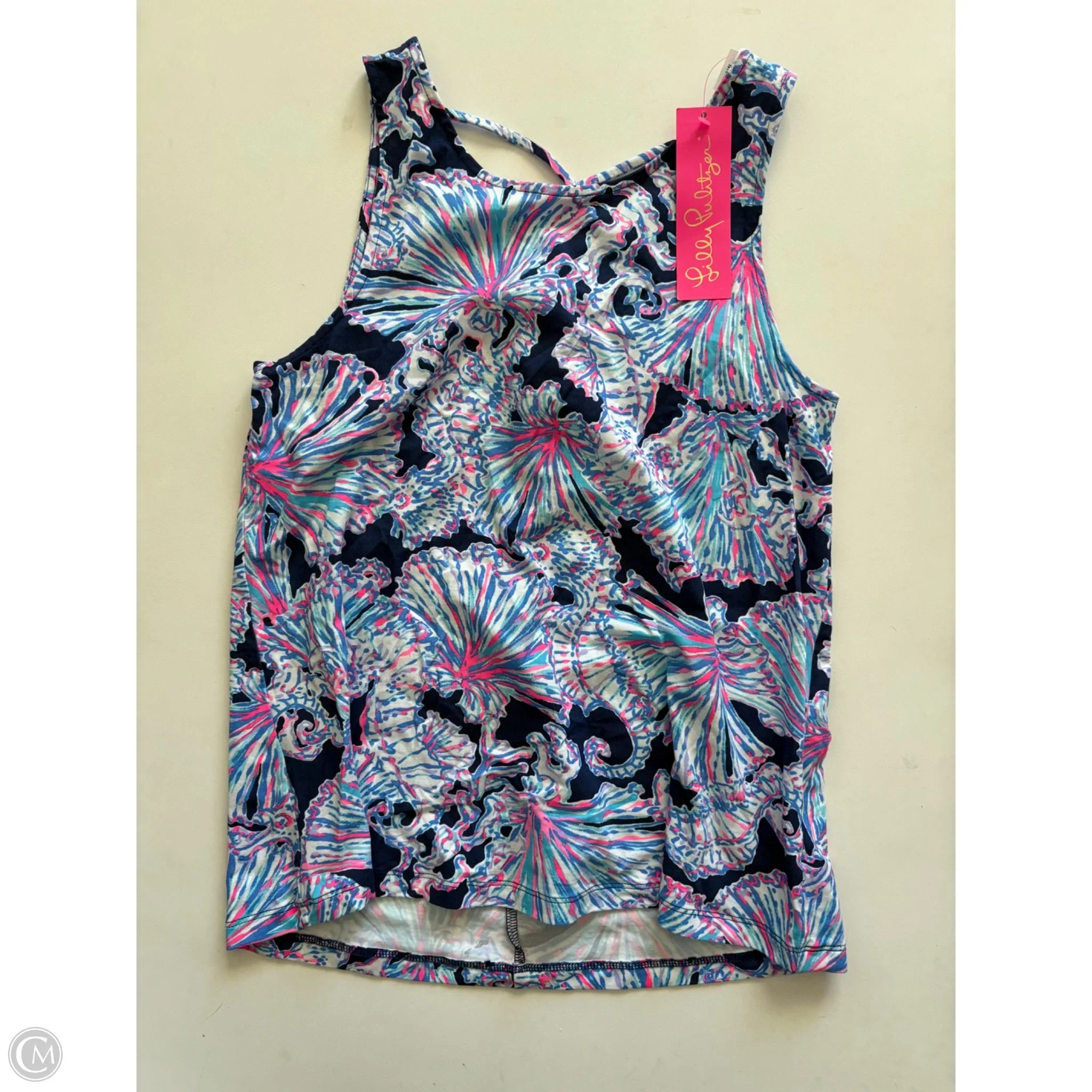 Tank Top Designer By Lilly Pulitzer In Blue, Size: Xs - Image 1