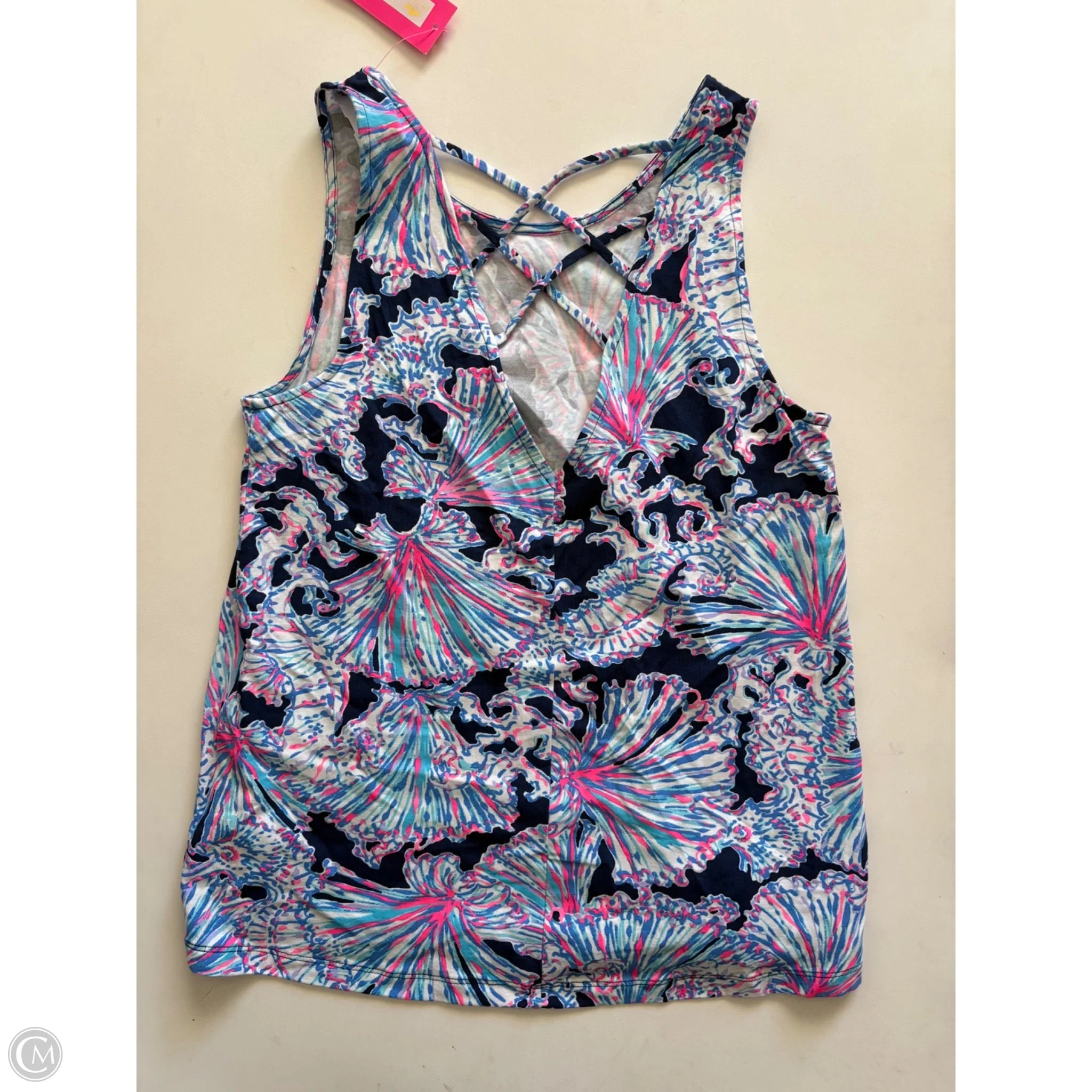Tank Top Designer By Lilly Pulitzer In Blue, Size: Xs - Image 2