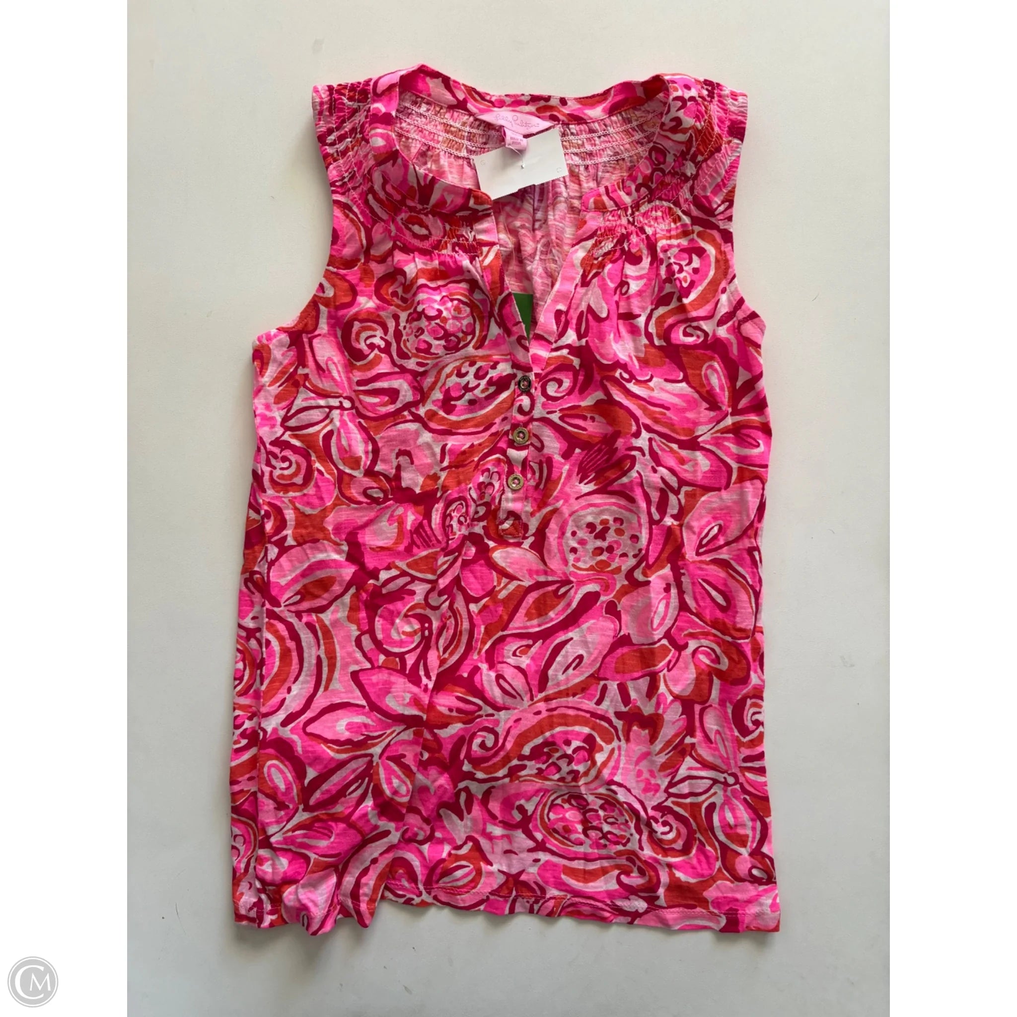 Tank Top Designer By Lilly Pulitzer In Pink, Size: Xs - Image 1