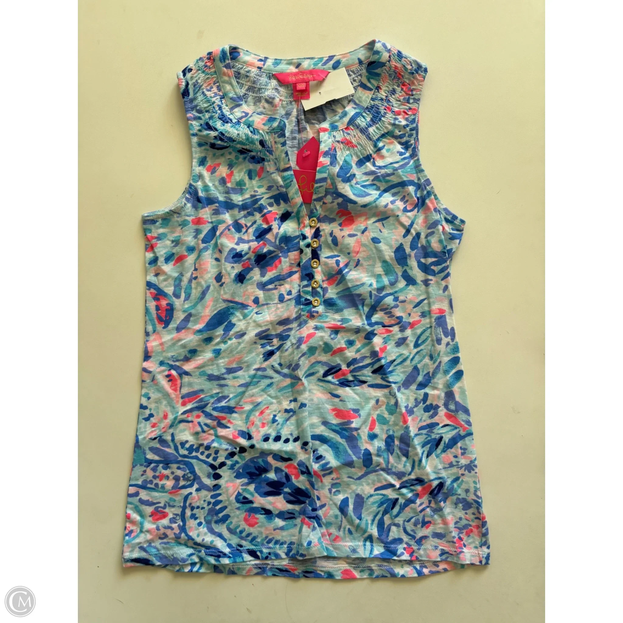 Tank Top Designer By Lilly Pulitzer In Multi-colored, Size: Xxs - Image 1