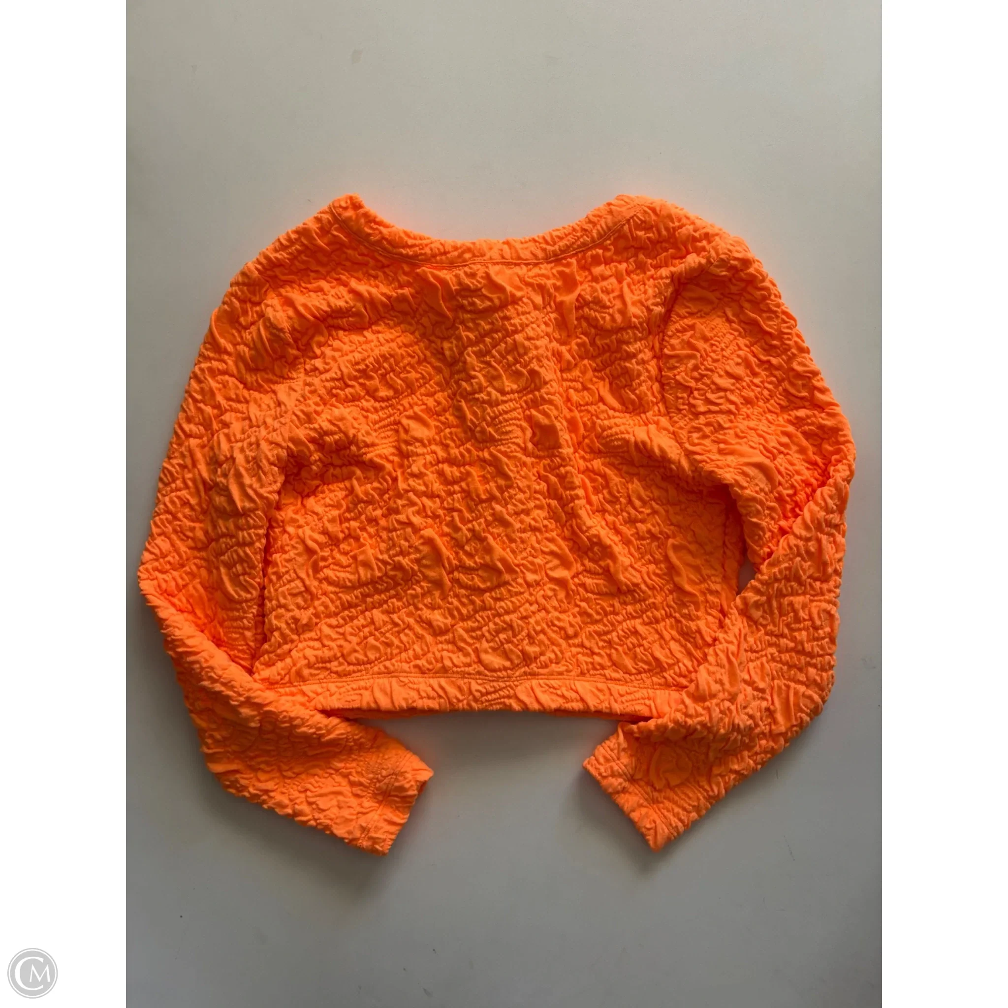 Sweater Cardigan By Love Shack In Orange, Size: Xs - Image 2
