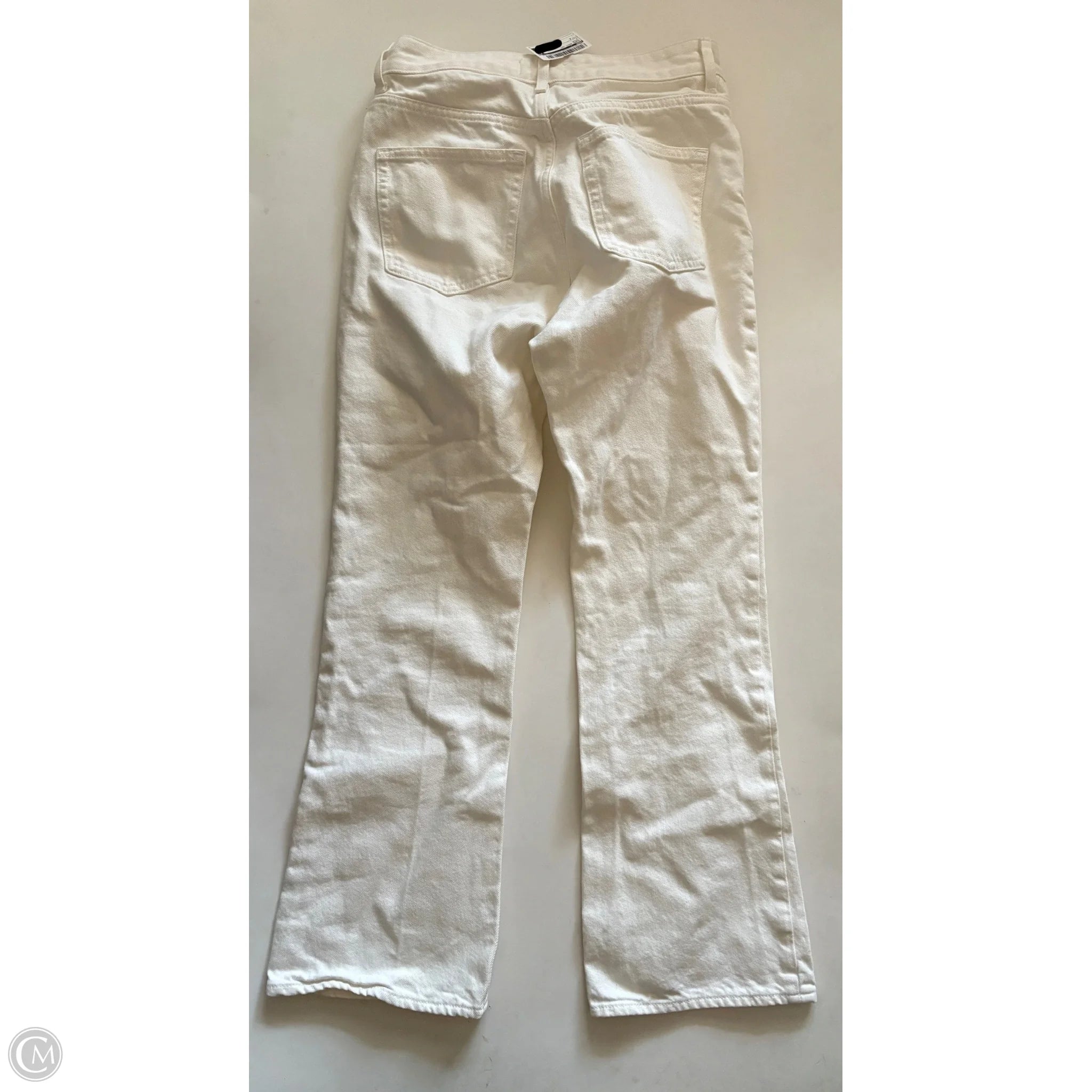 Jeans Boot Cut By H&m In Cream, Size: 4 - Image 2