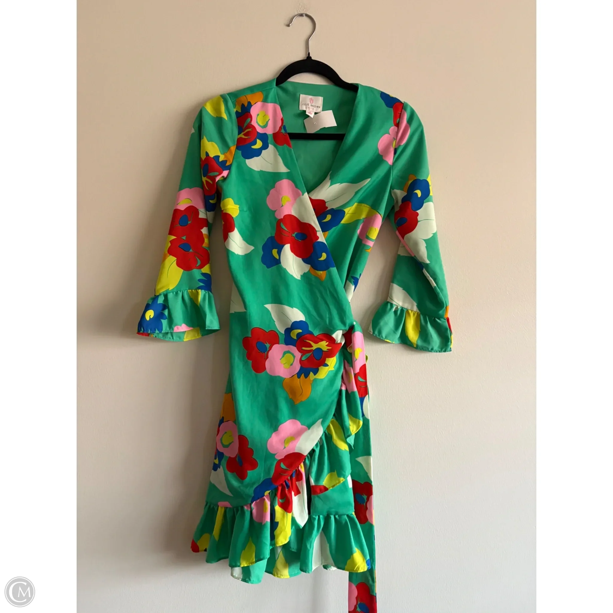 Dress Casual Midi By Julie Brown In Floral Print, Size: S - Image 1