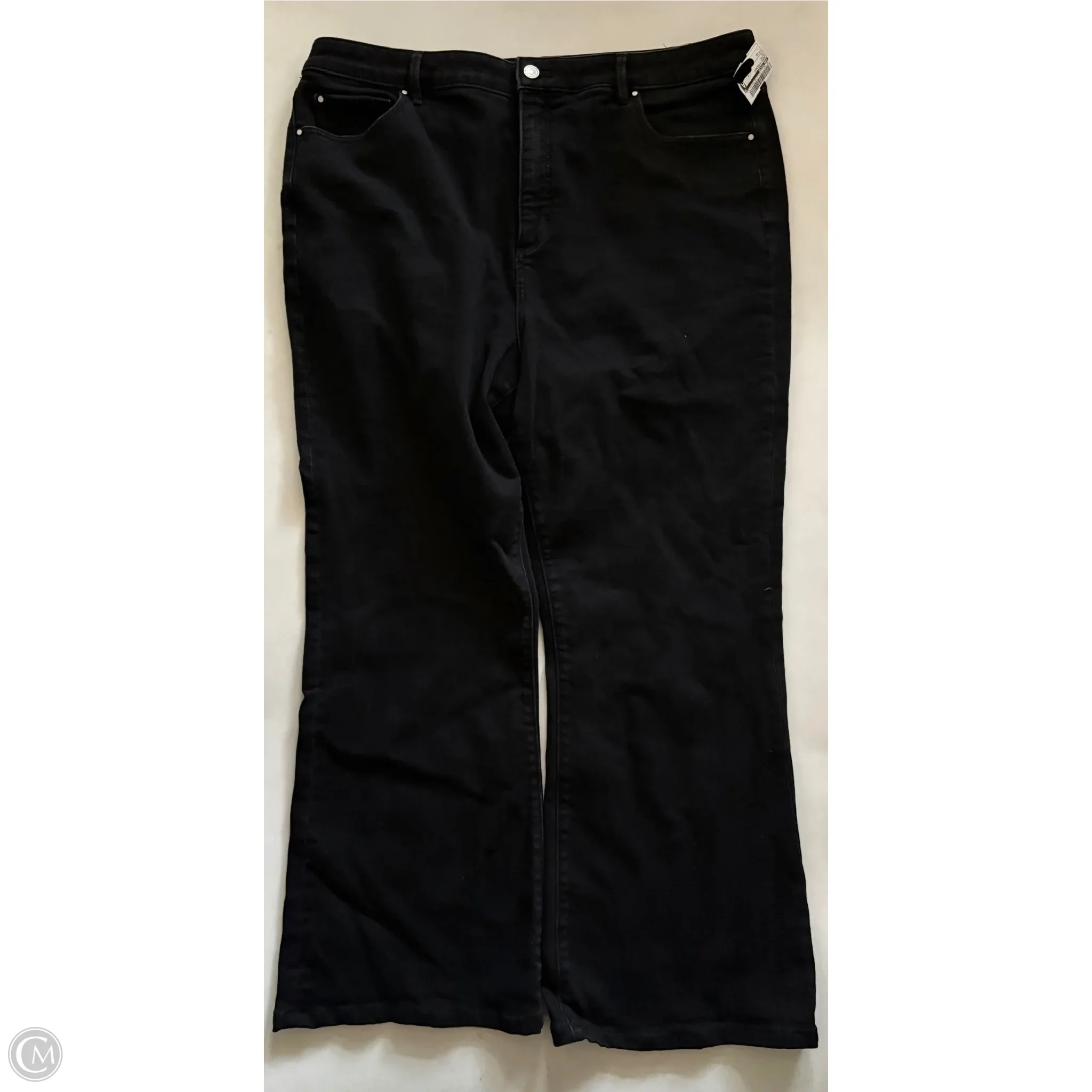 Jeans Straight By Ann Taylor In Black, Size: 18 - Image 1