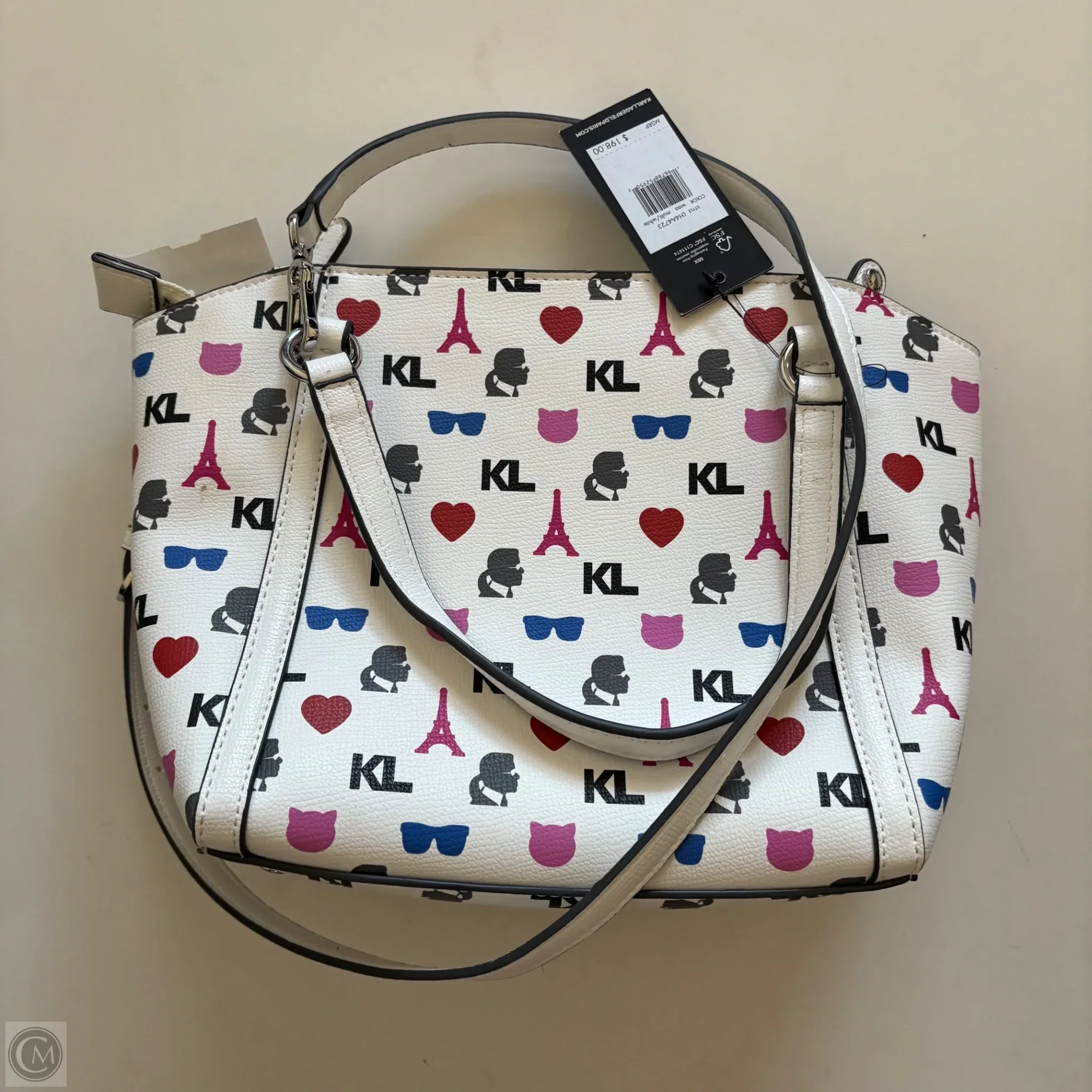 Handbag Designer By Karl Lagerfeld, Size: Medium - Image 2