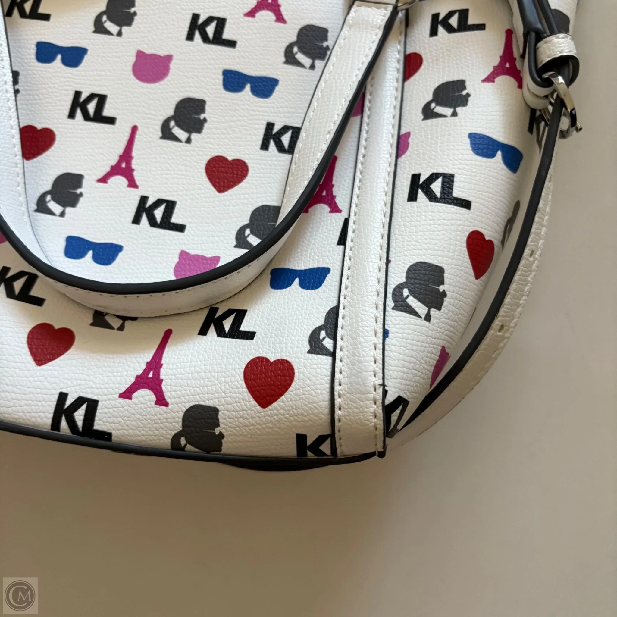 Handbag Designer By Karl Lagerfeld, Size: Medium - Image 3