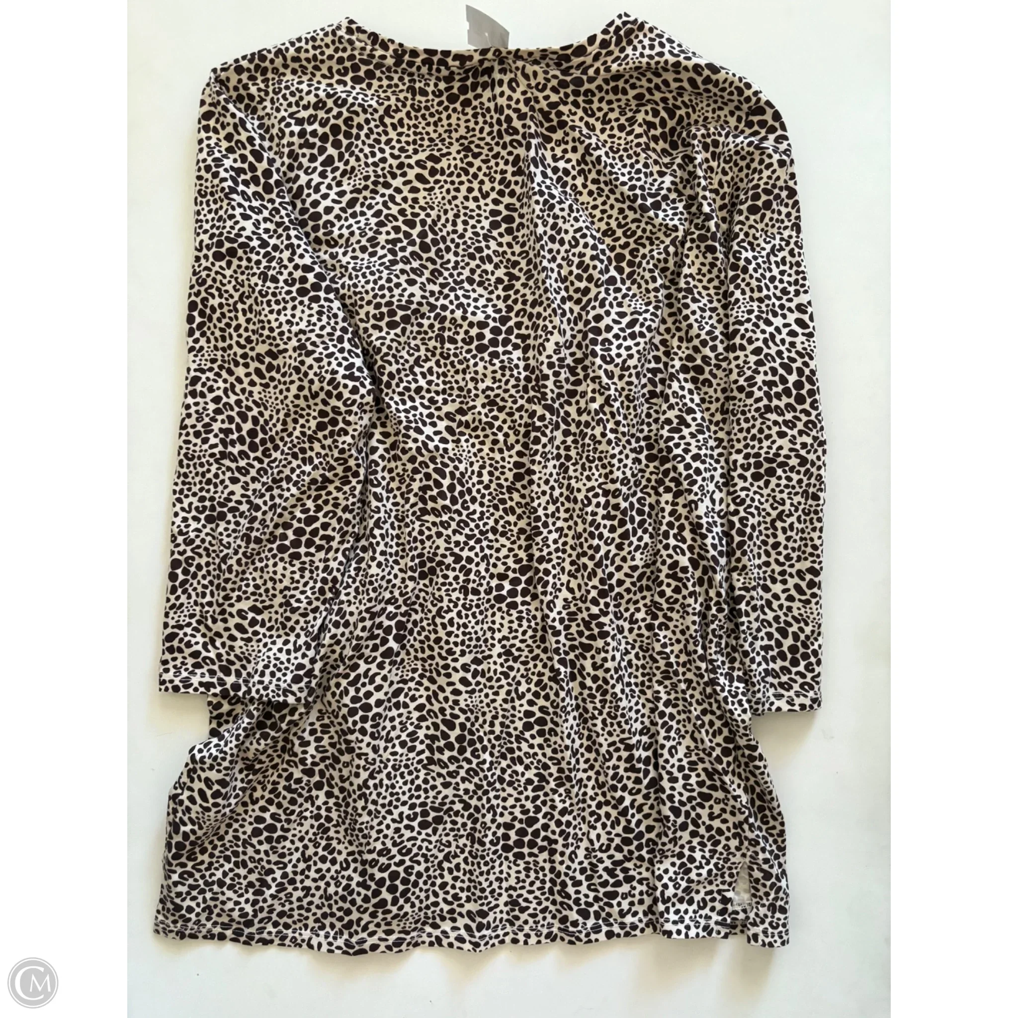 Top Long Sleeve By Lands End In Animal Print, Size: Xl - Image 2