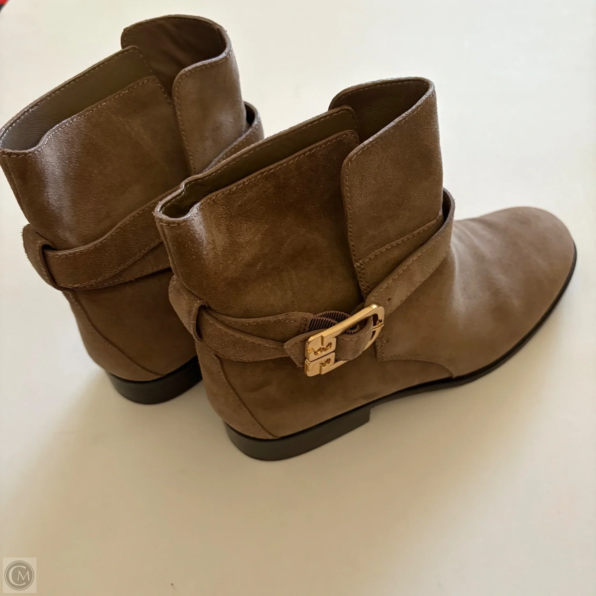 Boots Designer By Tory Burch In Tan, Size: 8.5 - Image 2