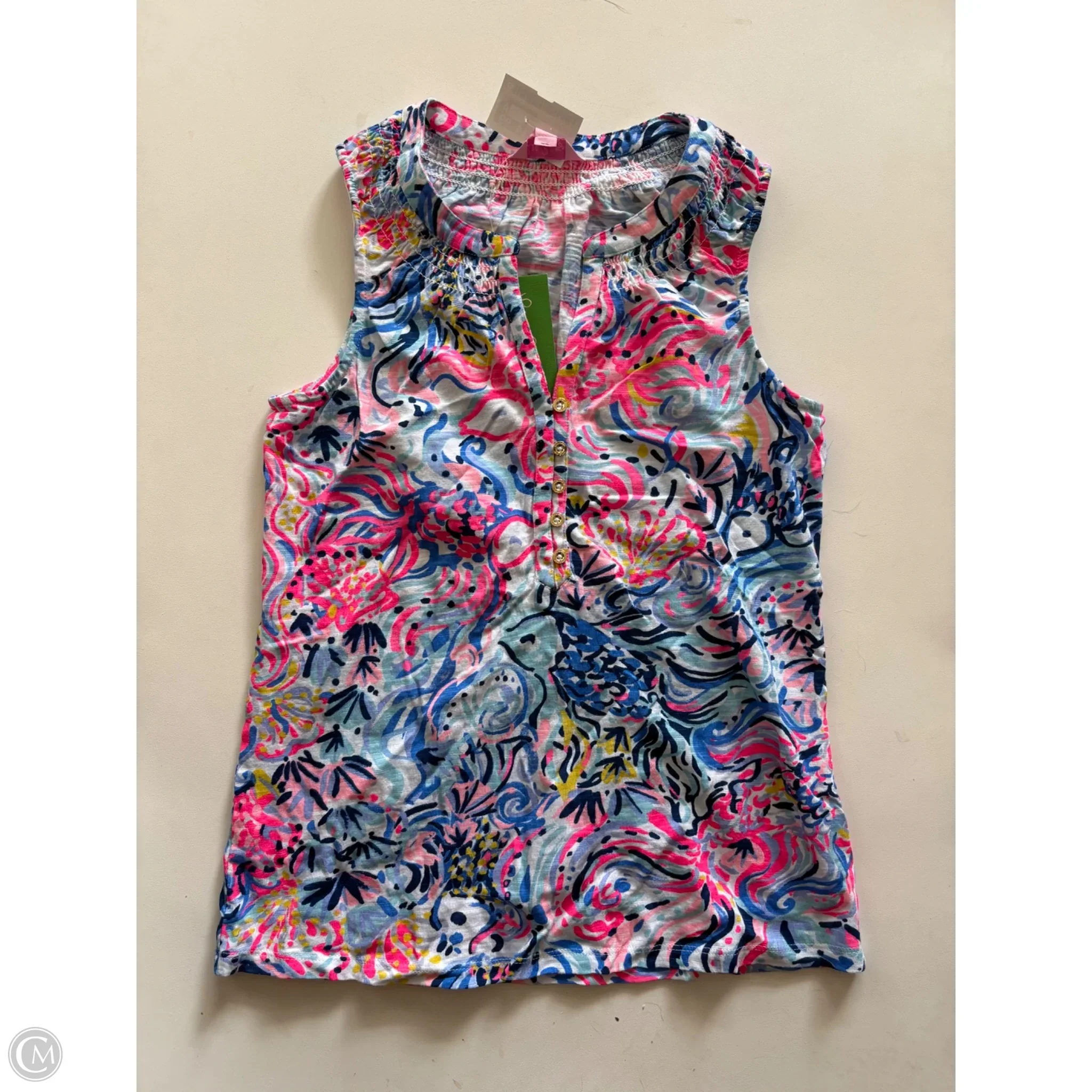 Tank Top Designer By Lilly Pulitzer In Multi-colored, Size: Xs - Image 1