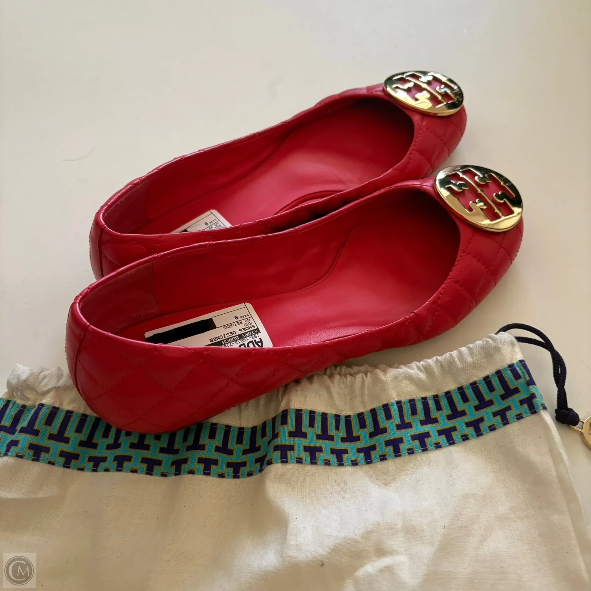 Shoes Designer By Tory Burch In Red, Size: 9 - Image 2