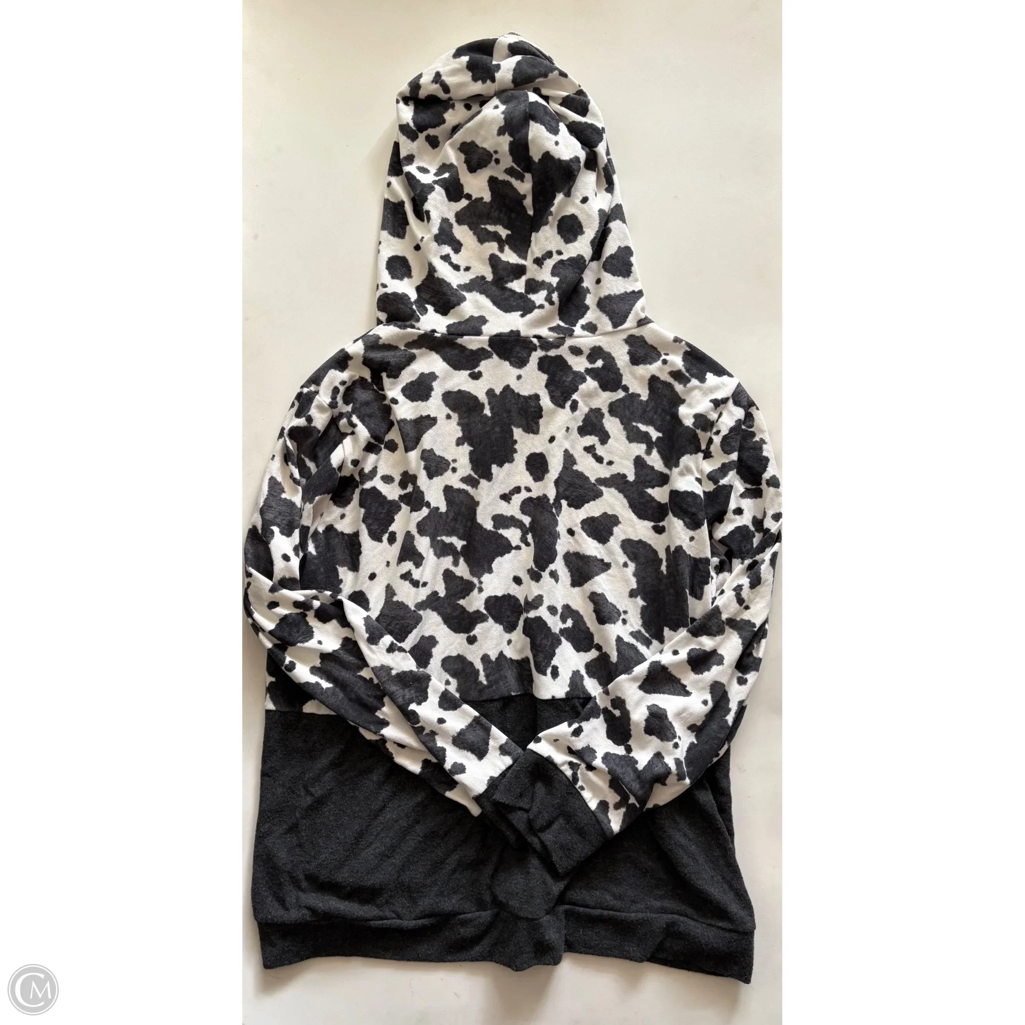 Top Long Sleeve By A Gain In Black & White, Size: 3x - Image 2