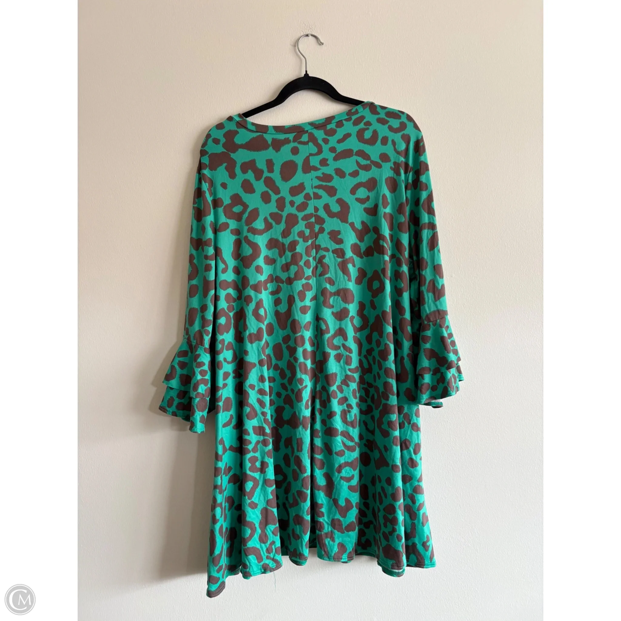 Top Long Sleeve By Cmc In Animal Print, Size: 3x - Image 2