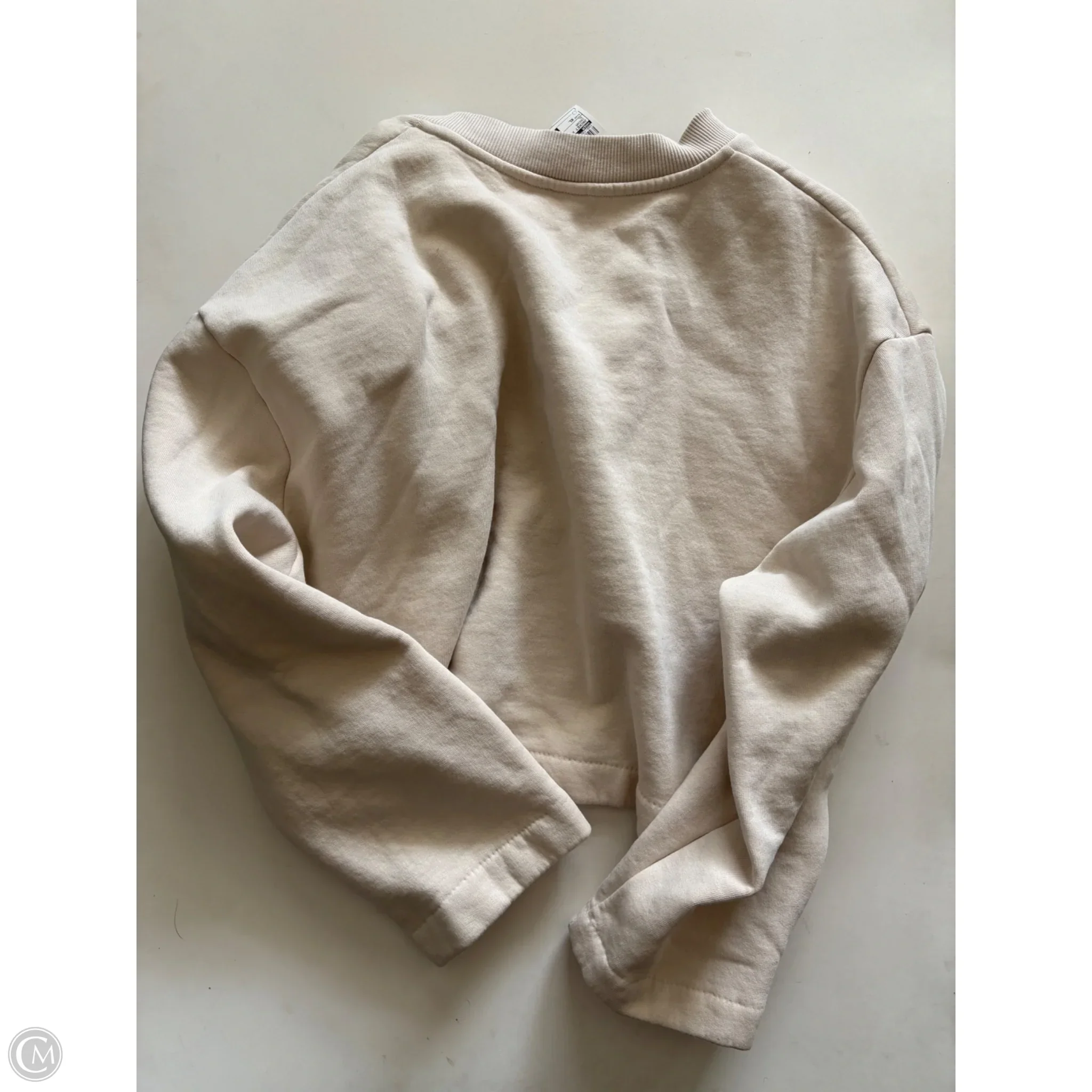 Jacket Fleece By H&m In Cream, Size: Xl - Image 2