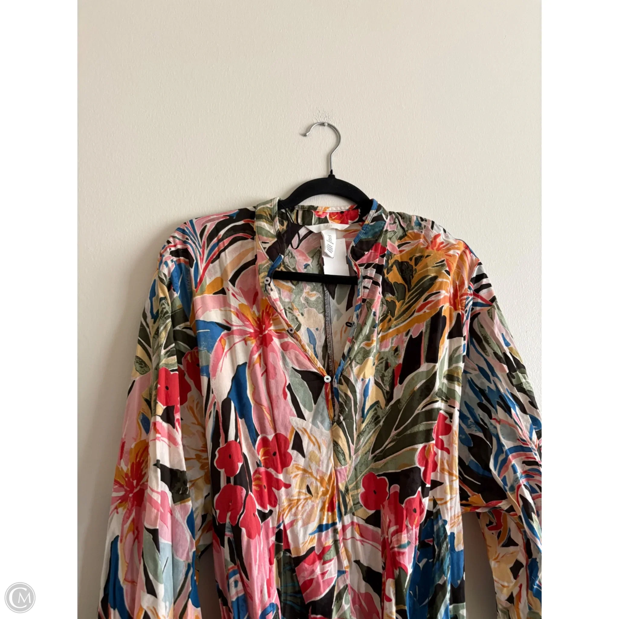 Dress Casual Midi By H&m In Floral Print, Size: L - Image 3