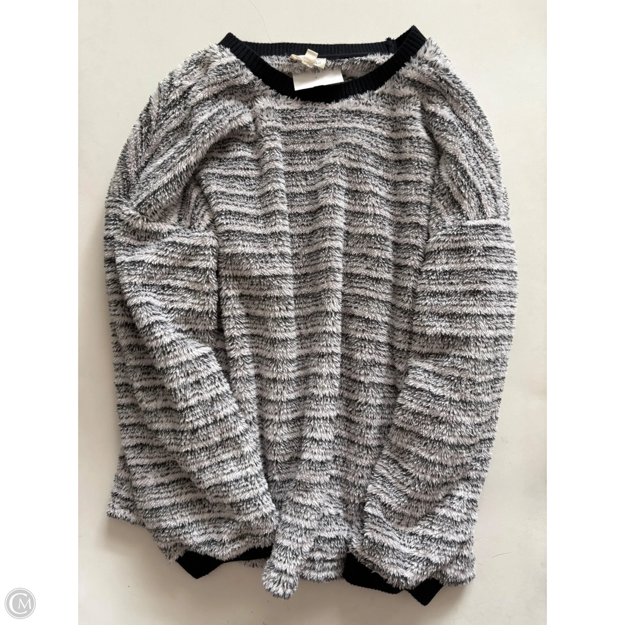 Top Long Sleeve By Cotton Bleu In Black, Size: M - Image 1