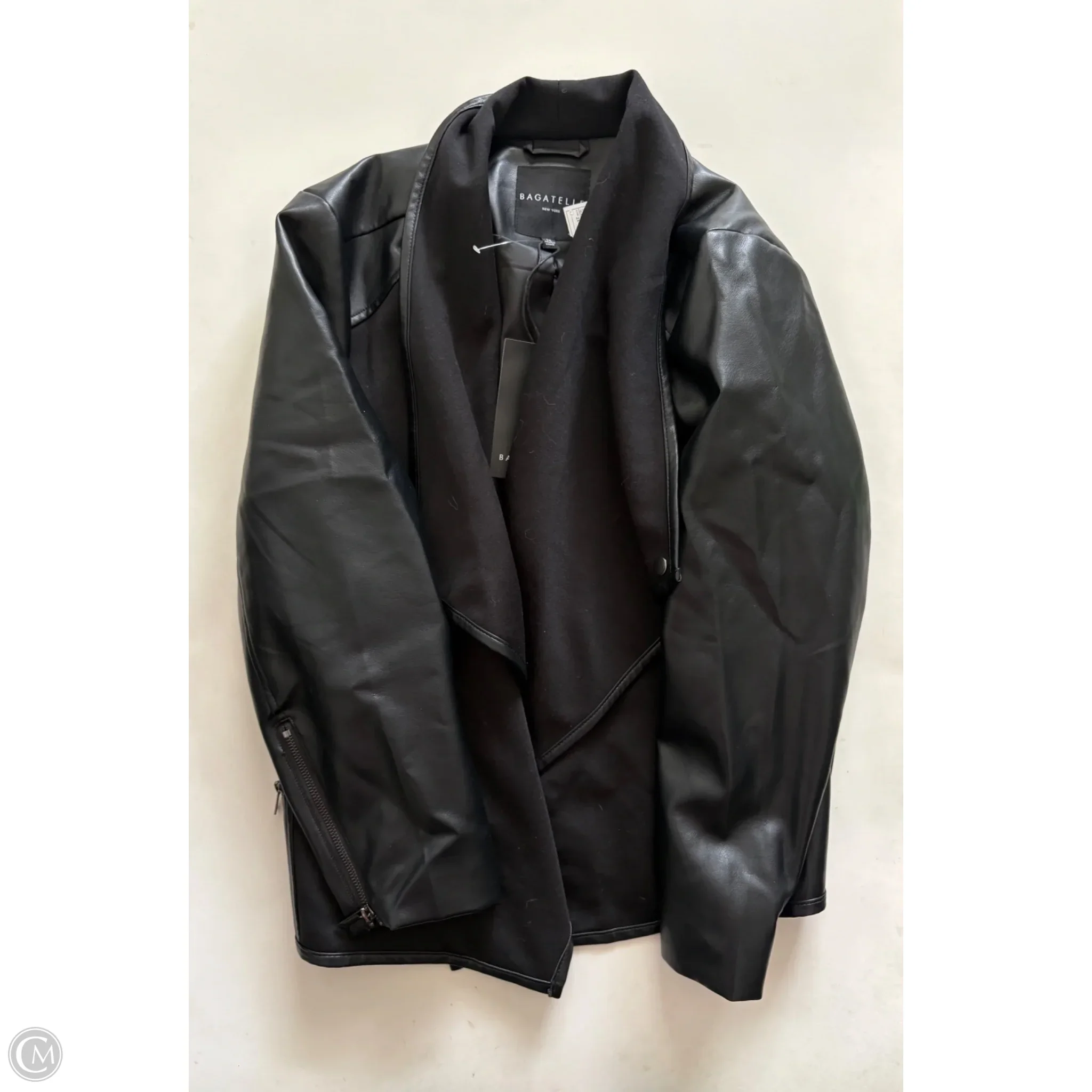 Jacket Moto By Bagatelle In Black, Size: 2x - Image 1