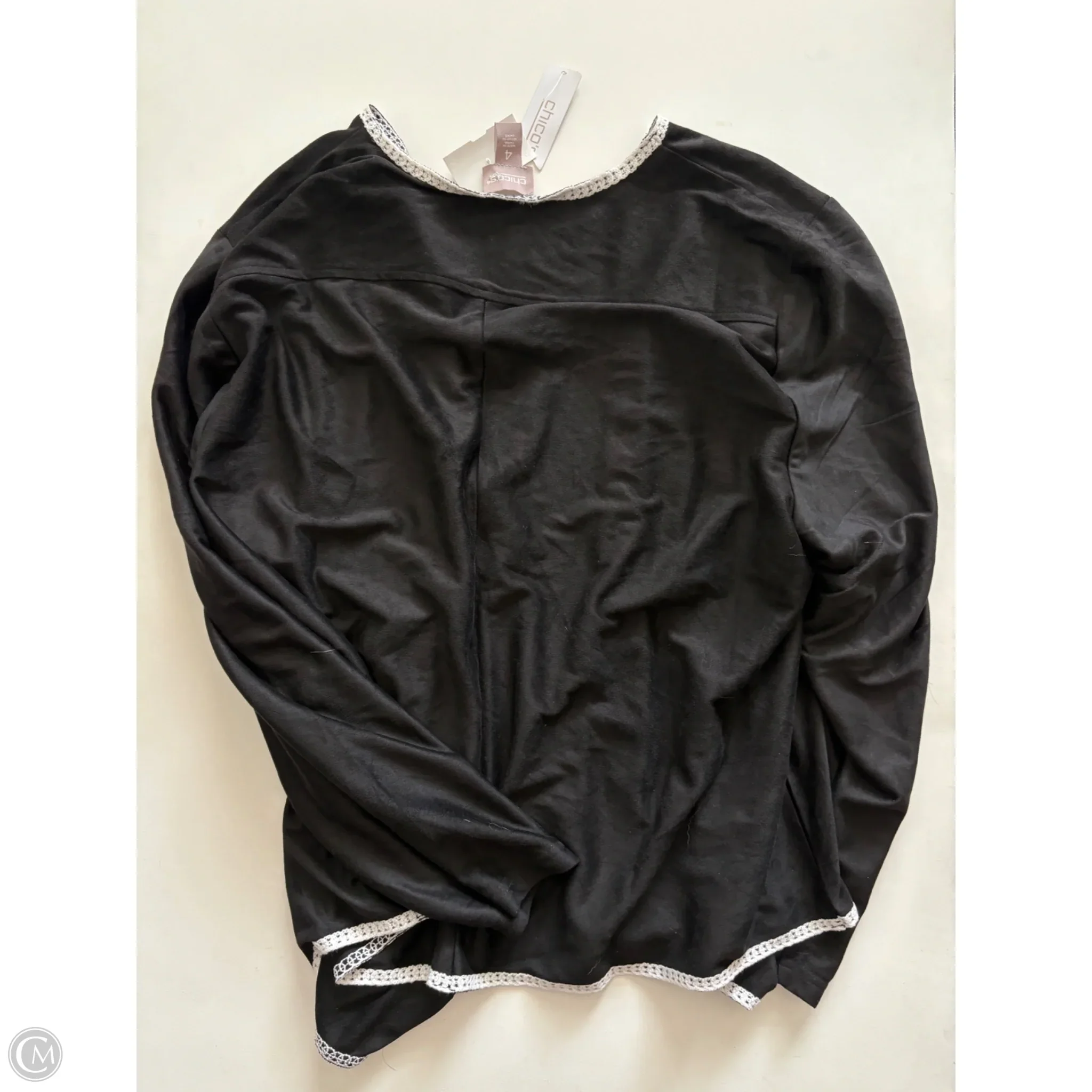 Top Long Sleeve By Chicos In Black, Size: 2x - Image 2