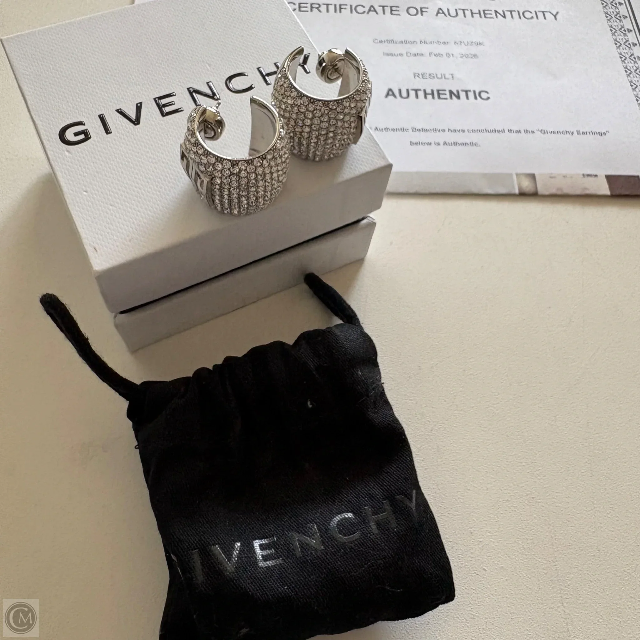 Accessory Luxury Designer Label By Givenchy, Size: Large