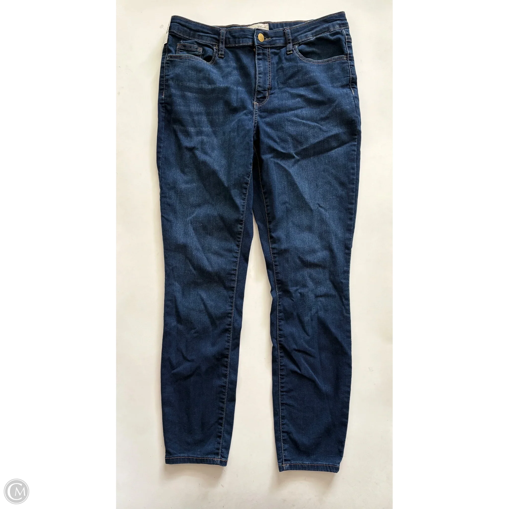 Jeans Skinny By Universal Thread In Blue, Size: 8 - Image 1