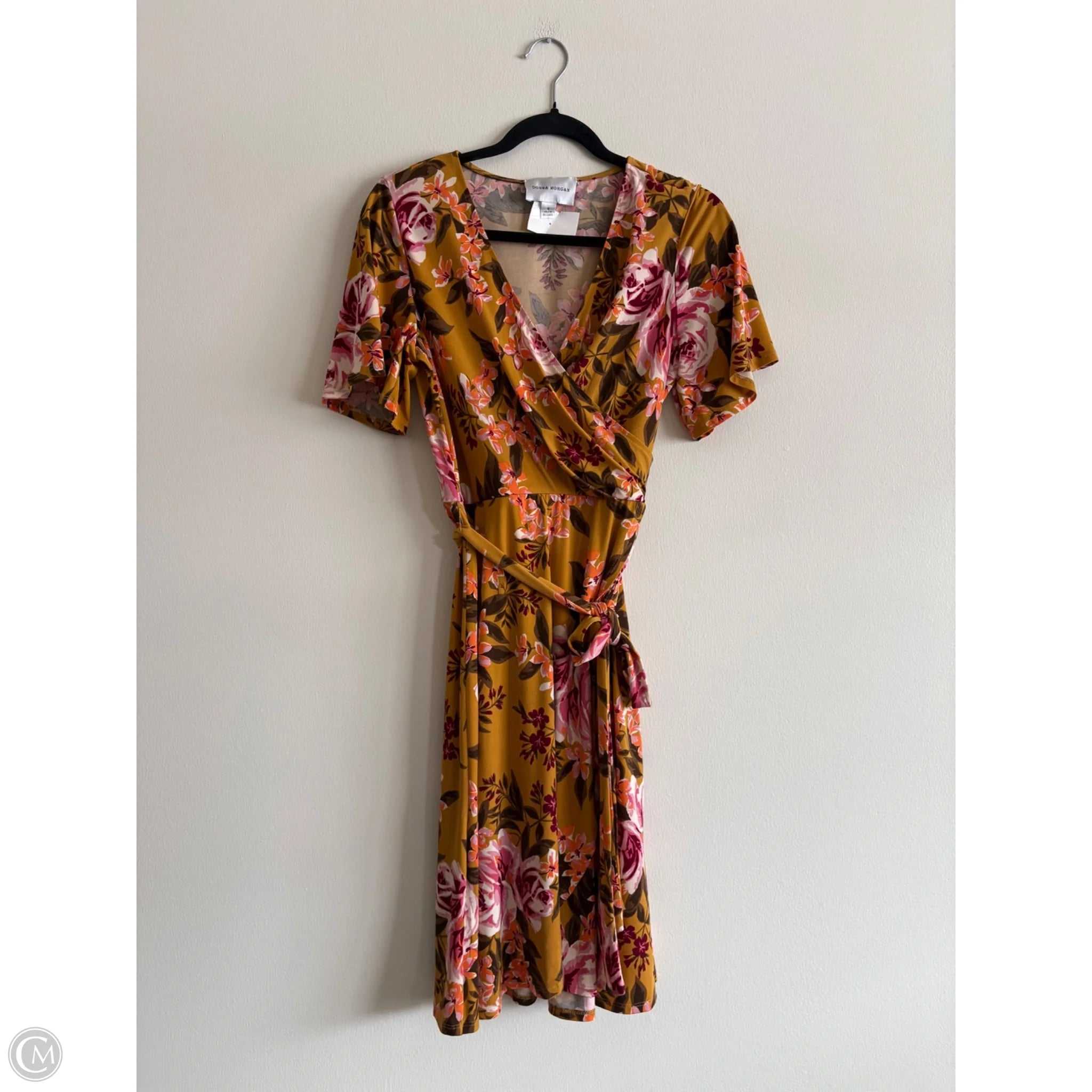 Dress Work By Donna Morgan In Floral Print, Size: S - Image 1