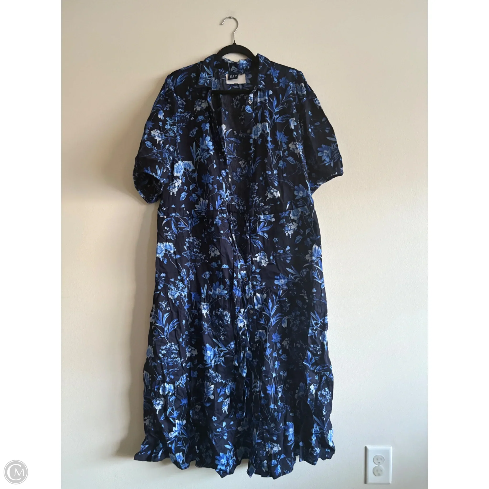 Dress Casual Maxi By Gap In Blue, Size: Xl - Image 1